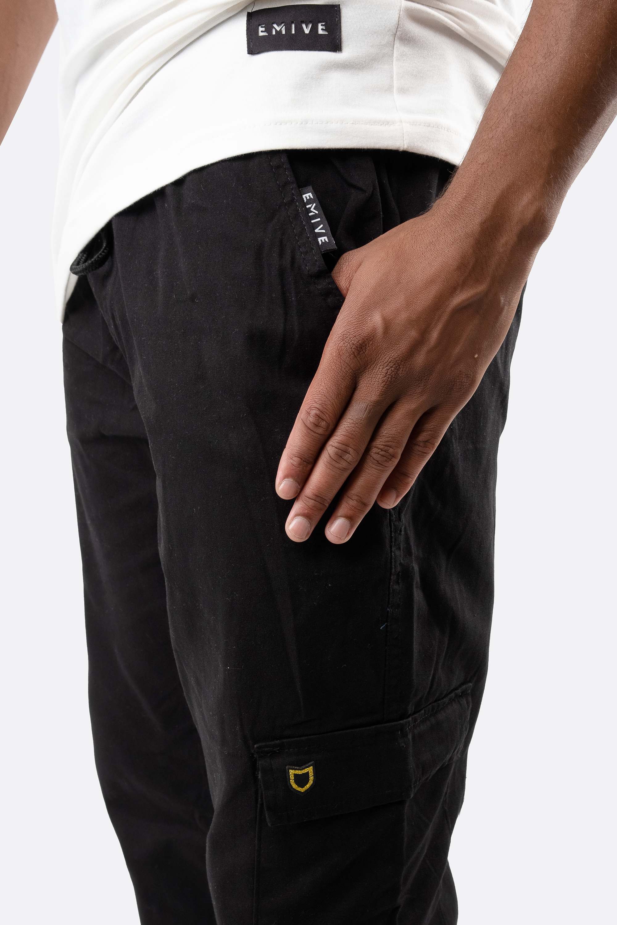 Calça Cargo Emive Basic Preto