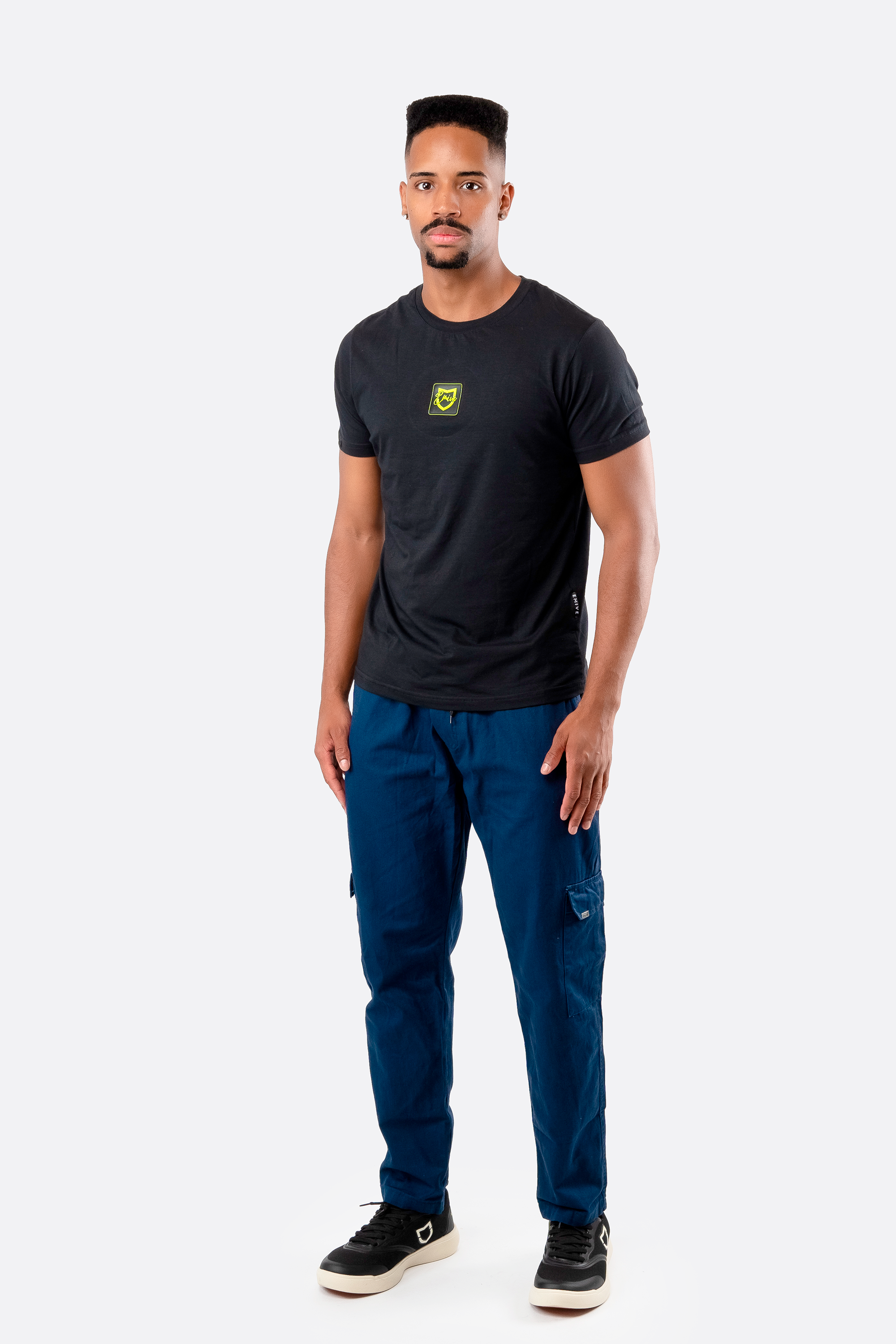 Calça Cargo Emive Basic Marinho