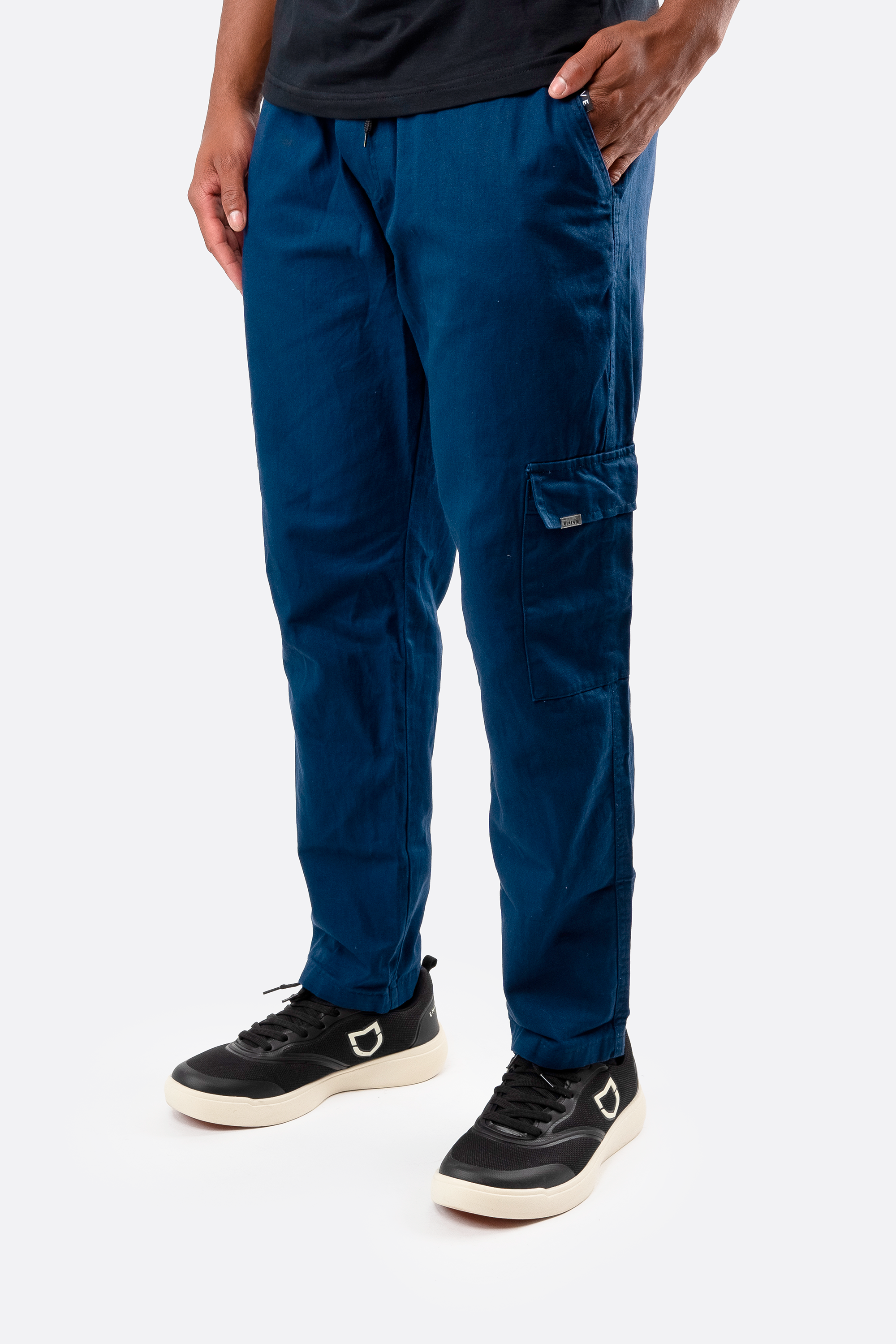 Calça Cargo Emive Basic Marinho