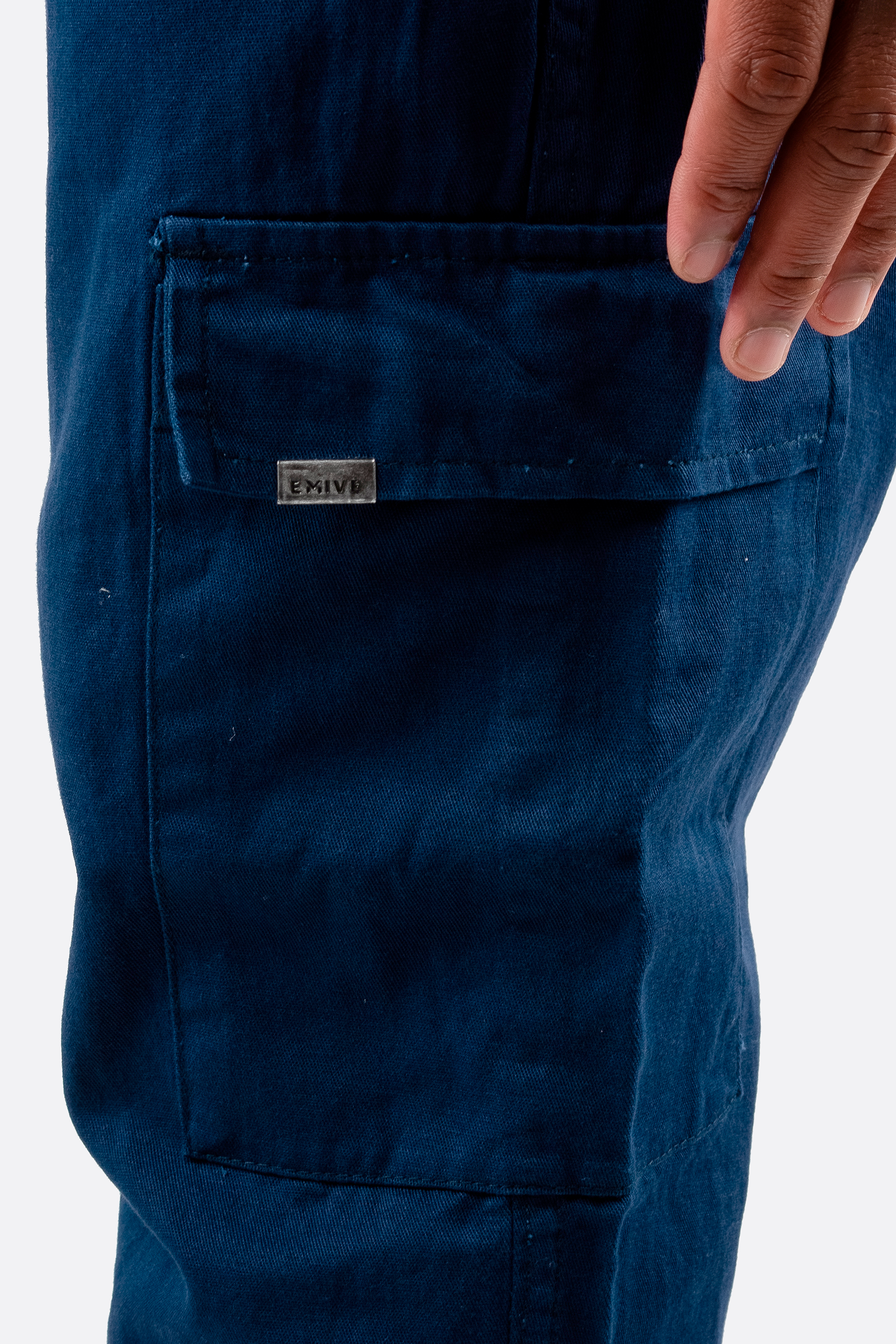 Calça Cargo Emive Basic Marinho