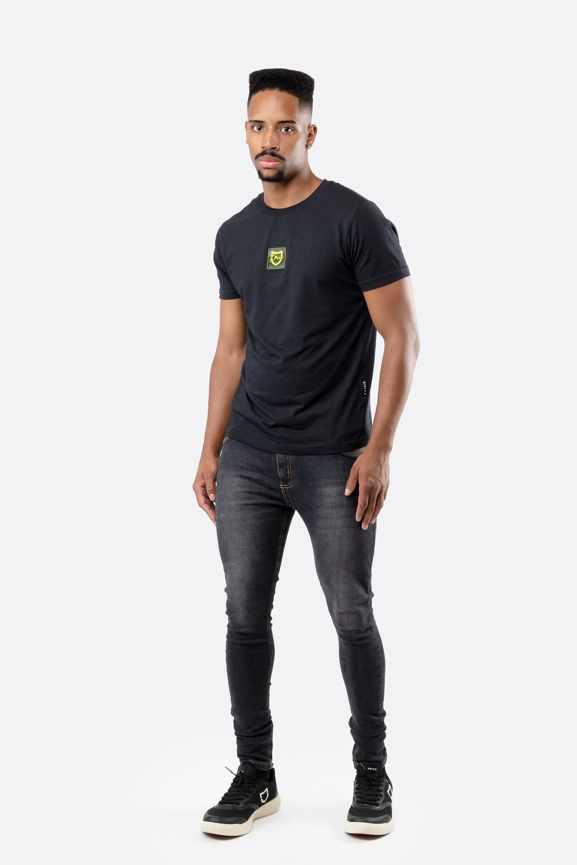 Calça Jeans Emive Skinny Trademark Preto
