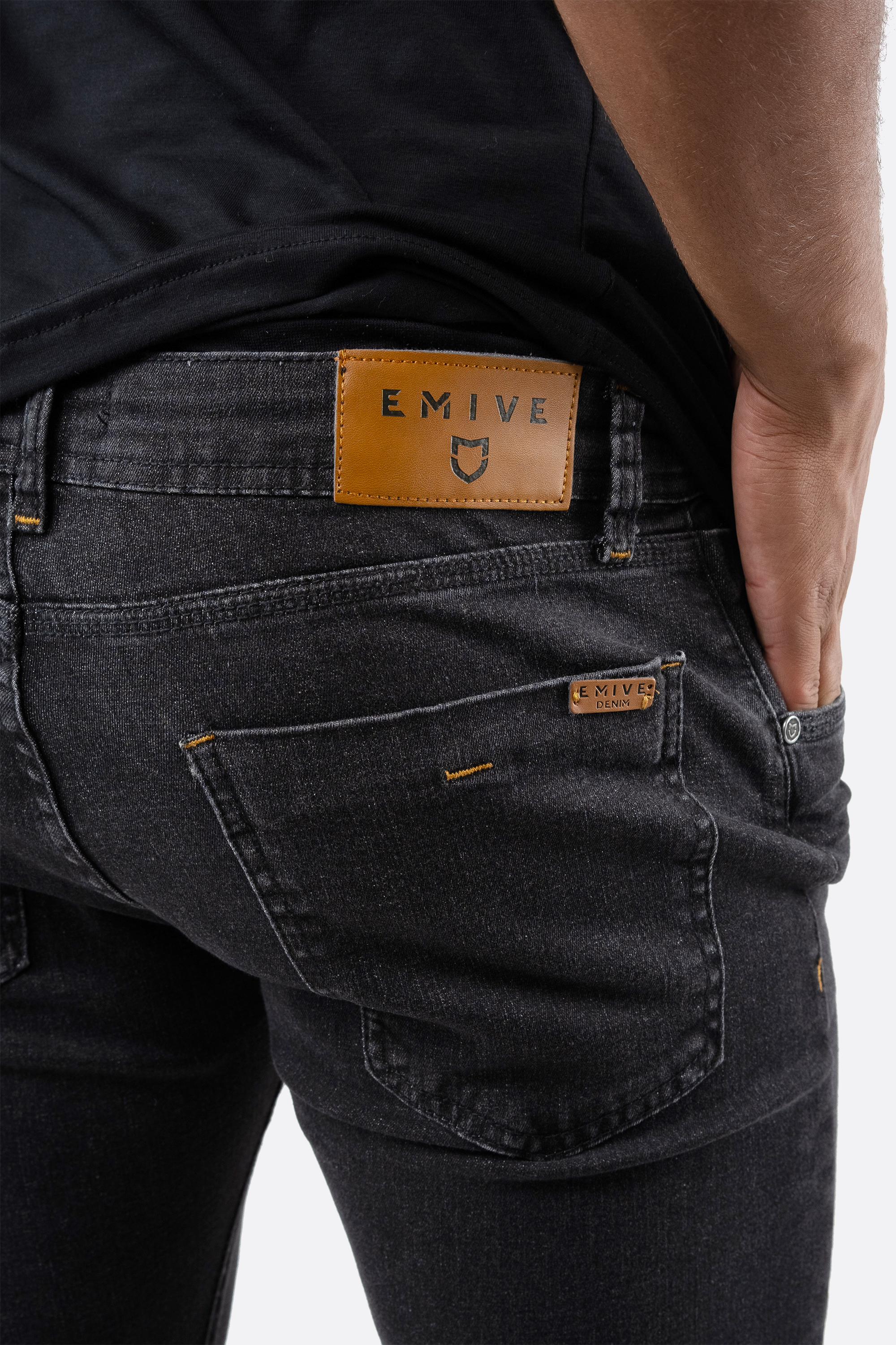 Calça Jeans Emive Skinny Basic Preto