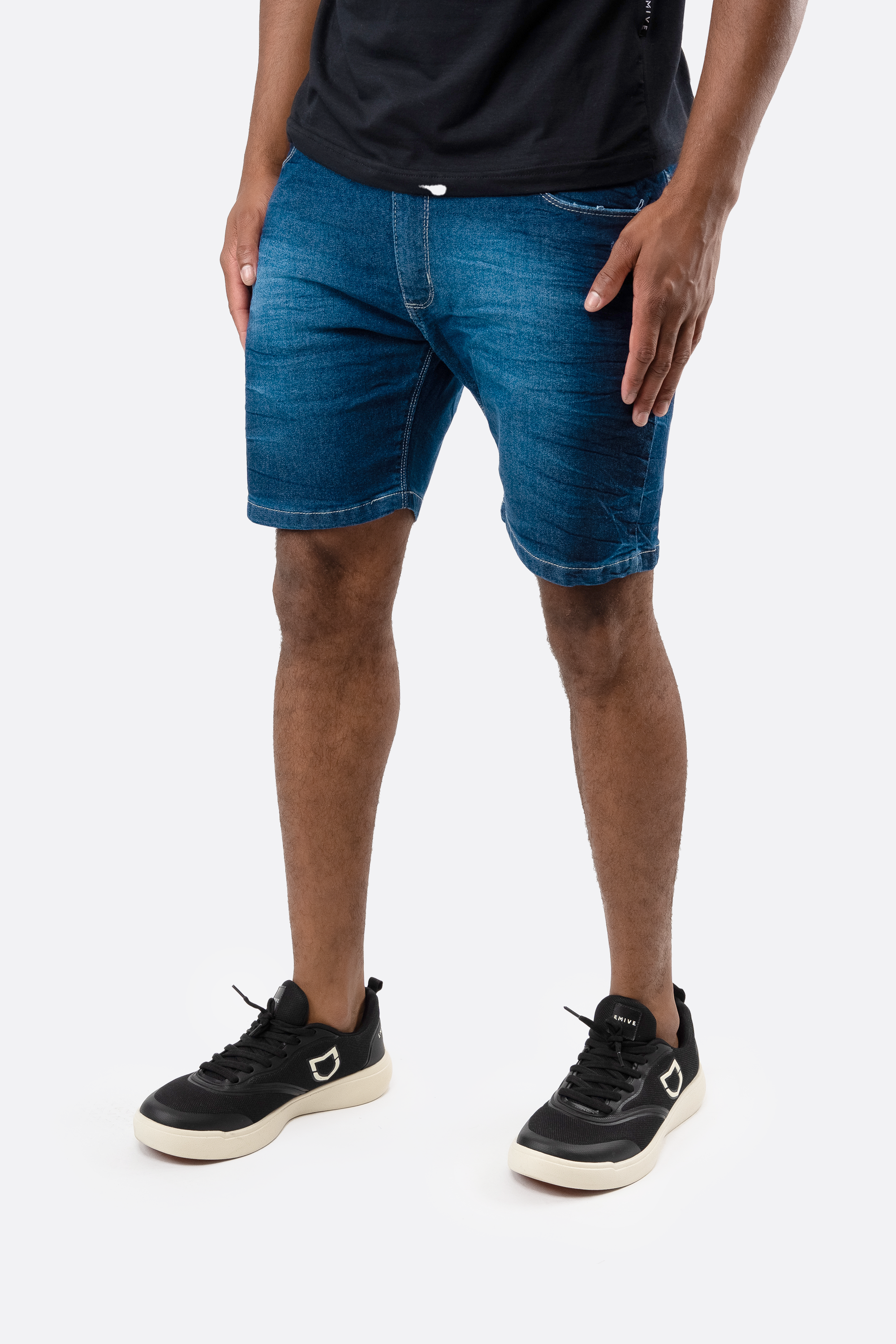 Bermuda Emive Jeans Classic Azul