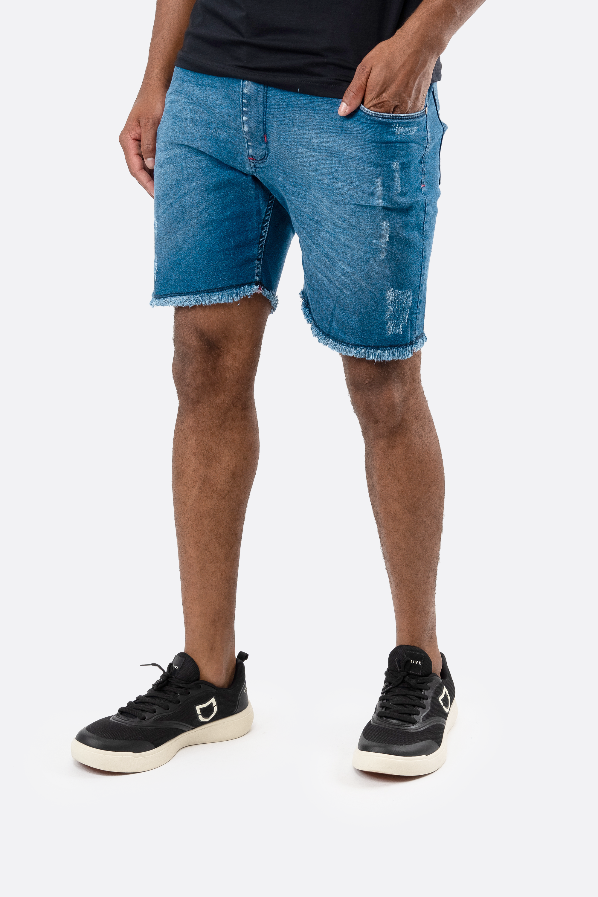 Bermuda Emive Jeans Basic Azul