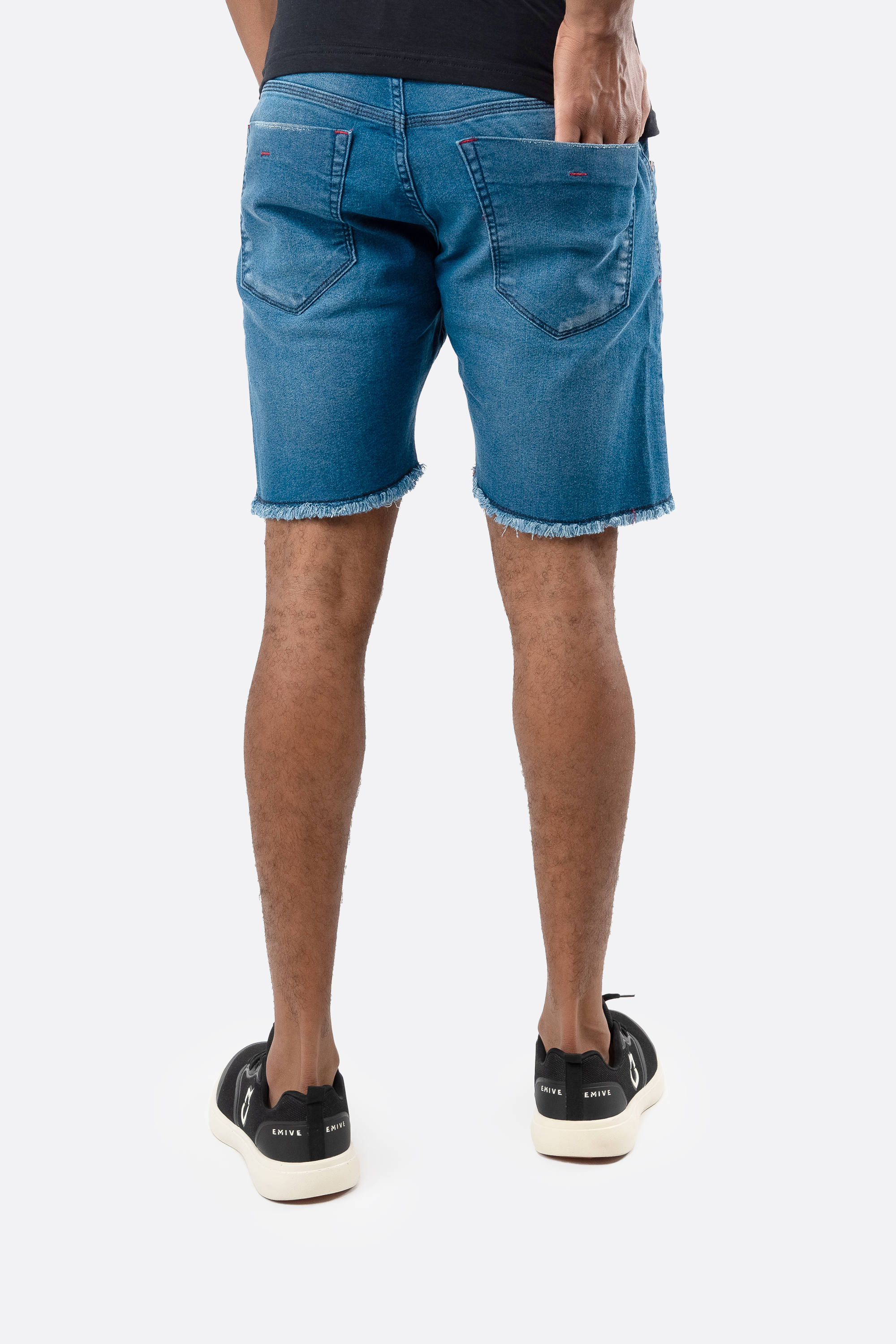 Bermuda Emive Jeans Basic Azul