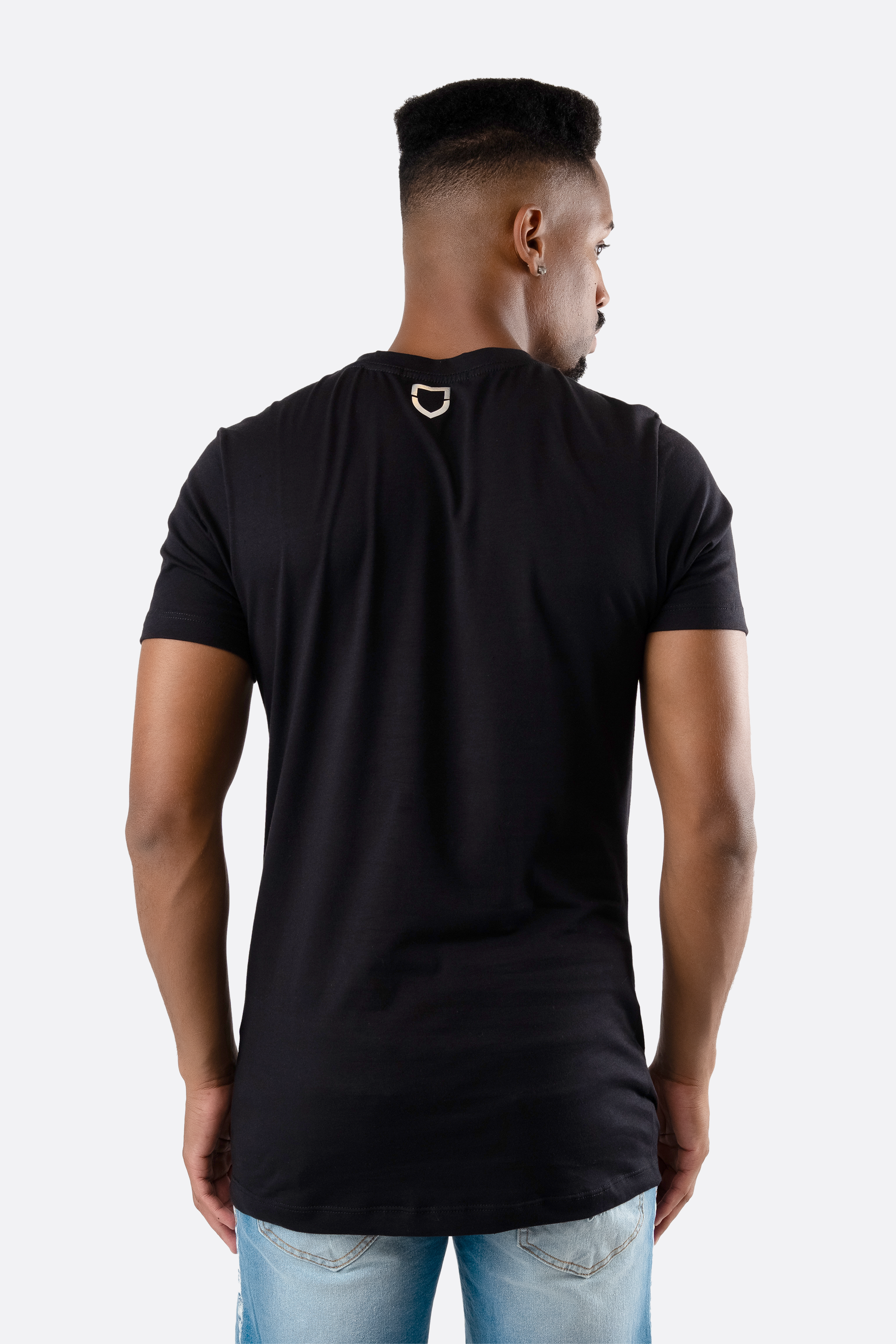 Camiseta Emive Long Mirror Preto