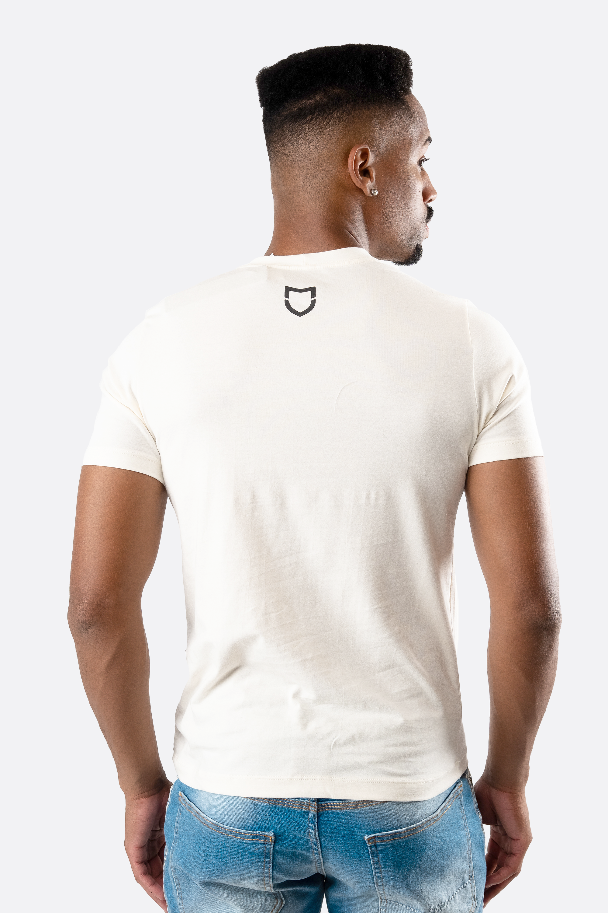 Camiseta Emive Regular Symbol Off White
