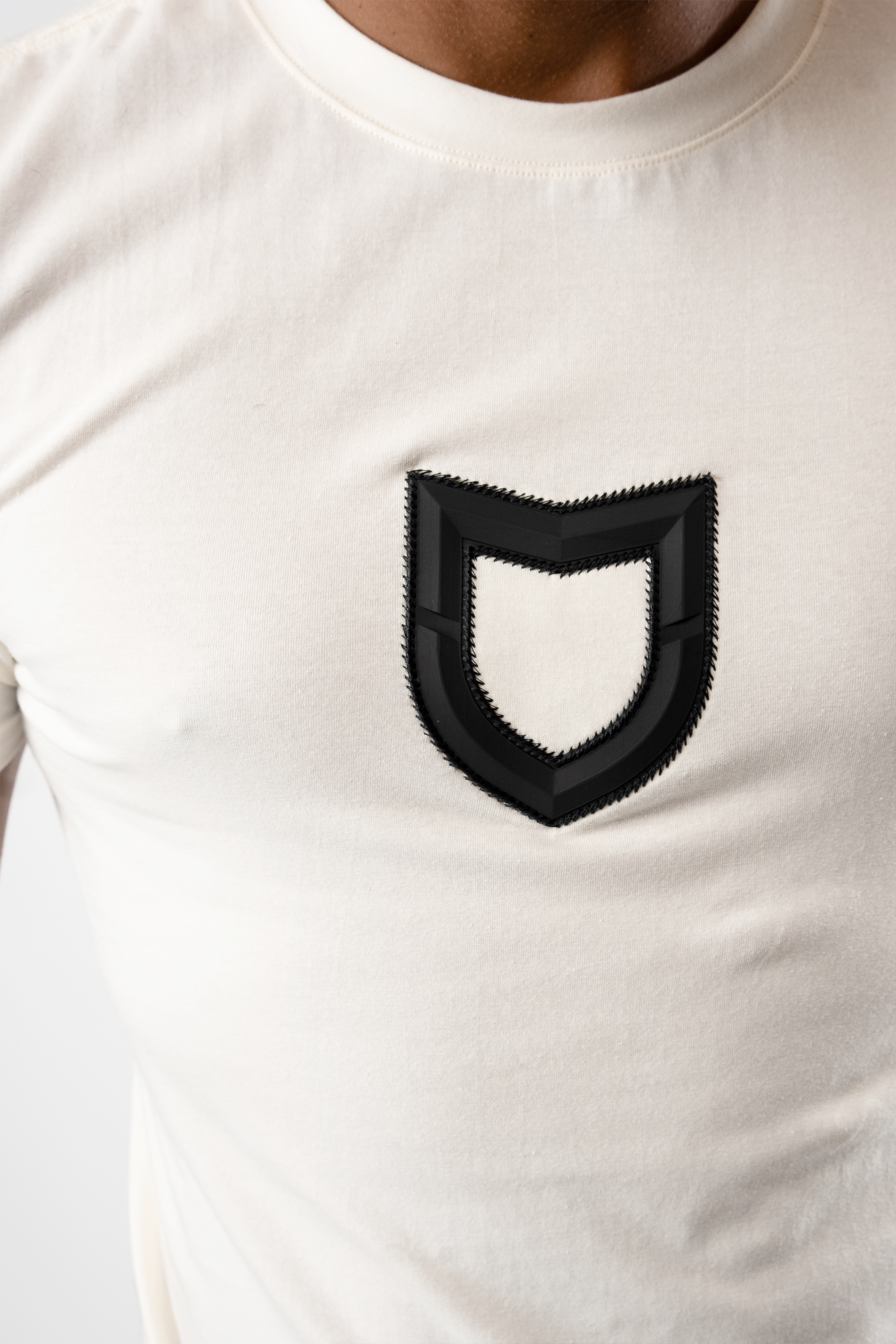Camiseta Emive Regular Symbol Off White