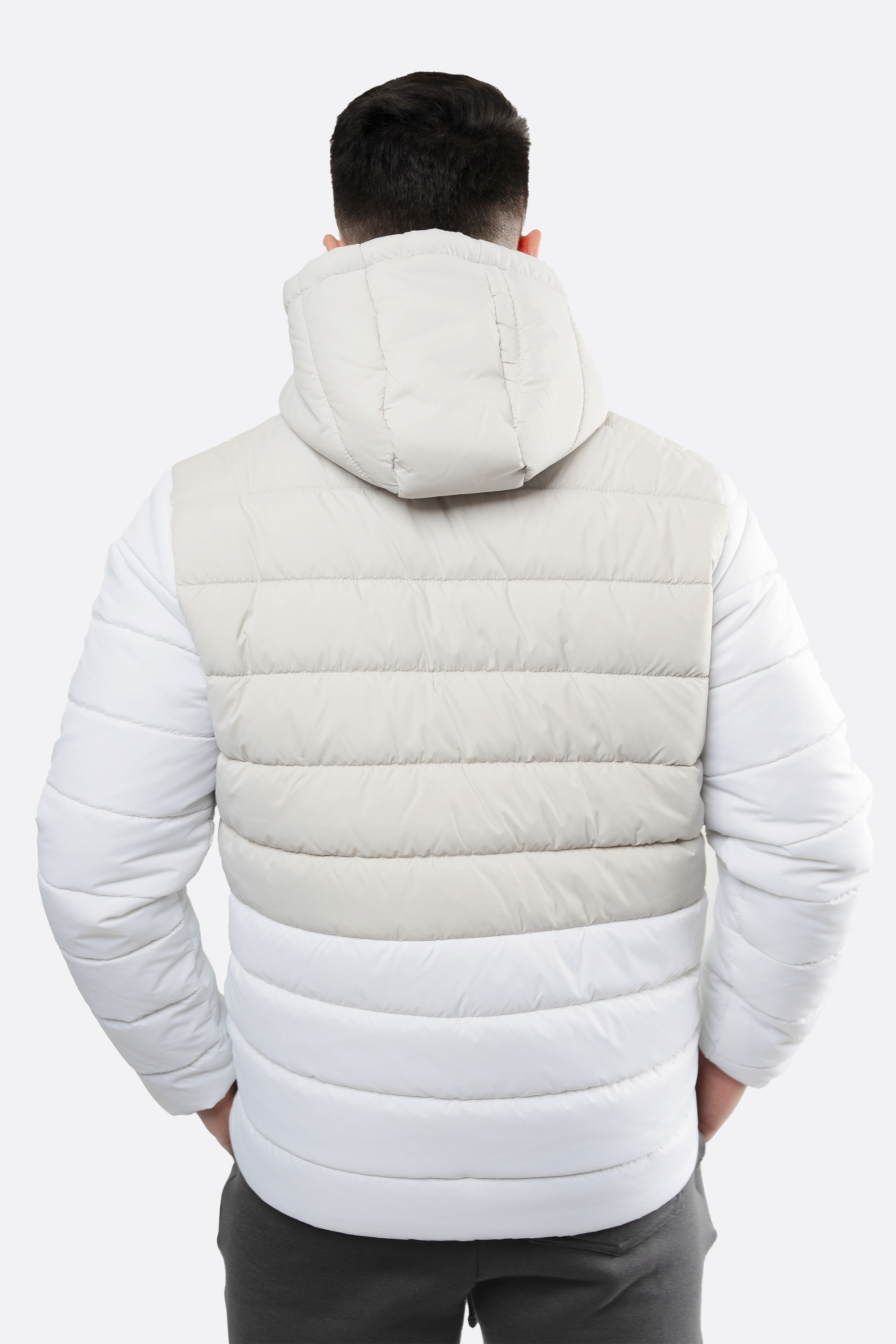 Jaqueta Emive Bomber Ice Gelo/Branco