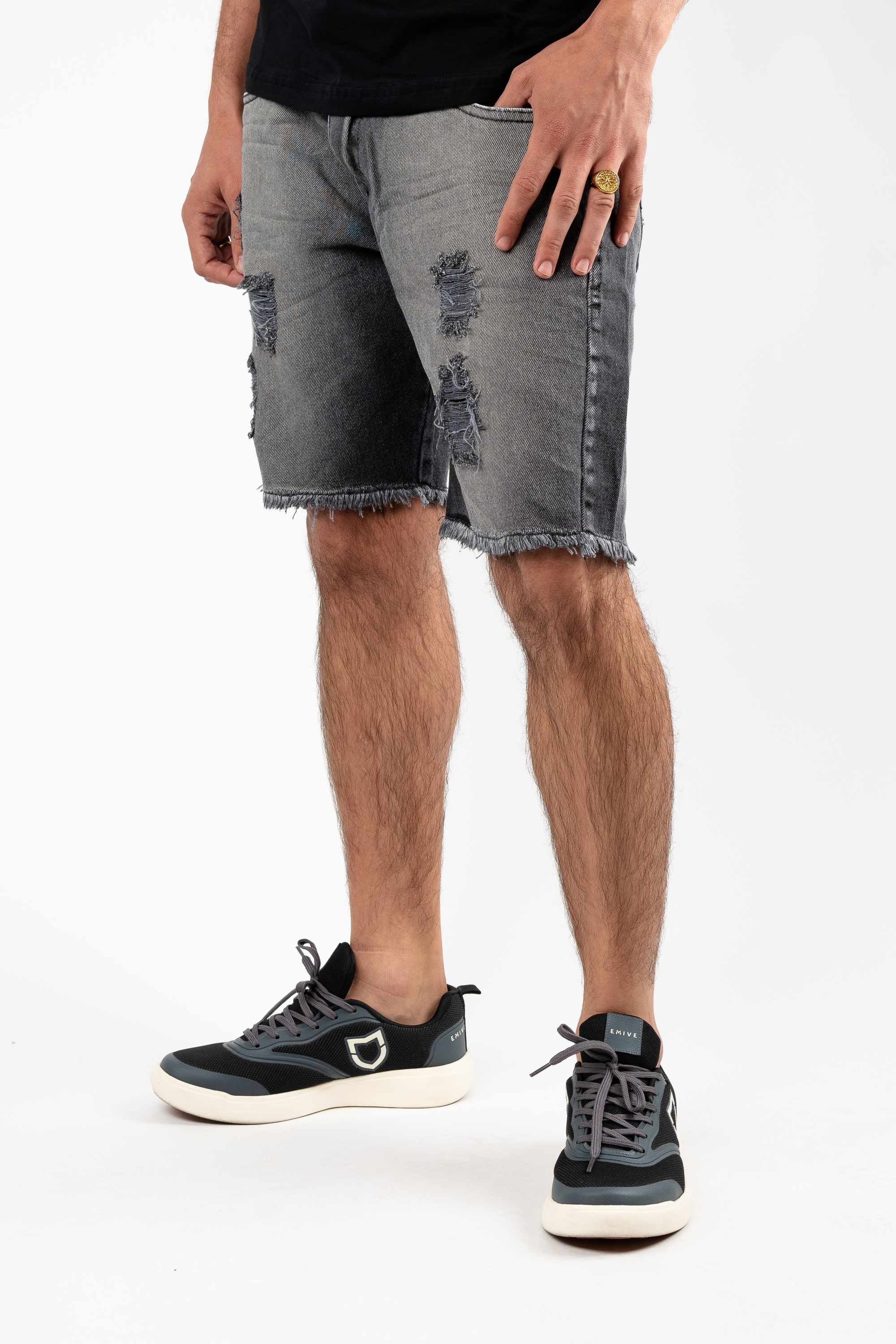 Bermuda Emive Jeans CL Preto*