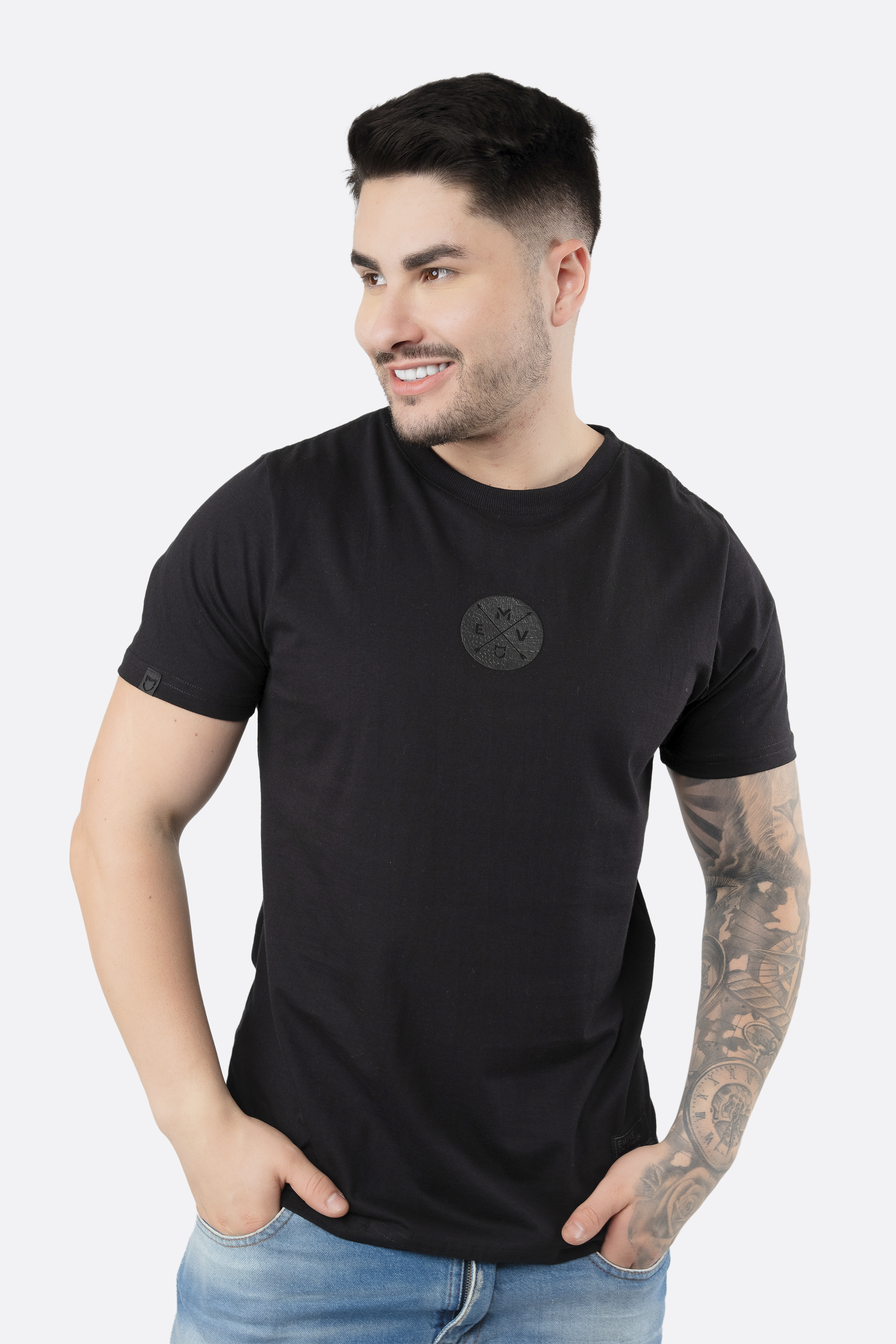 Camiseta Emive Regular TR Preto