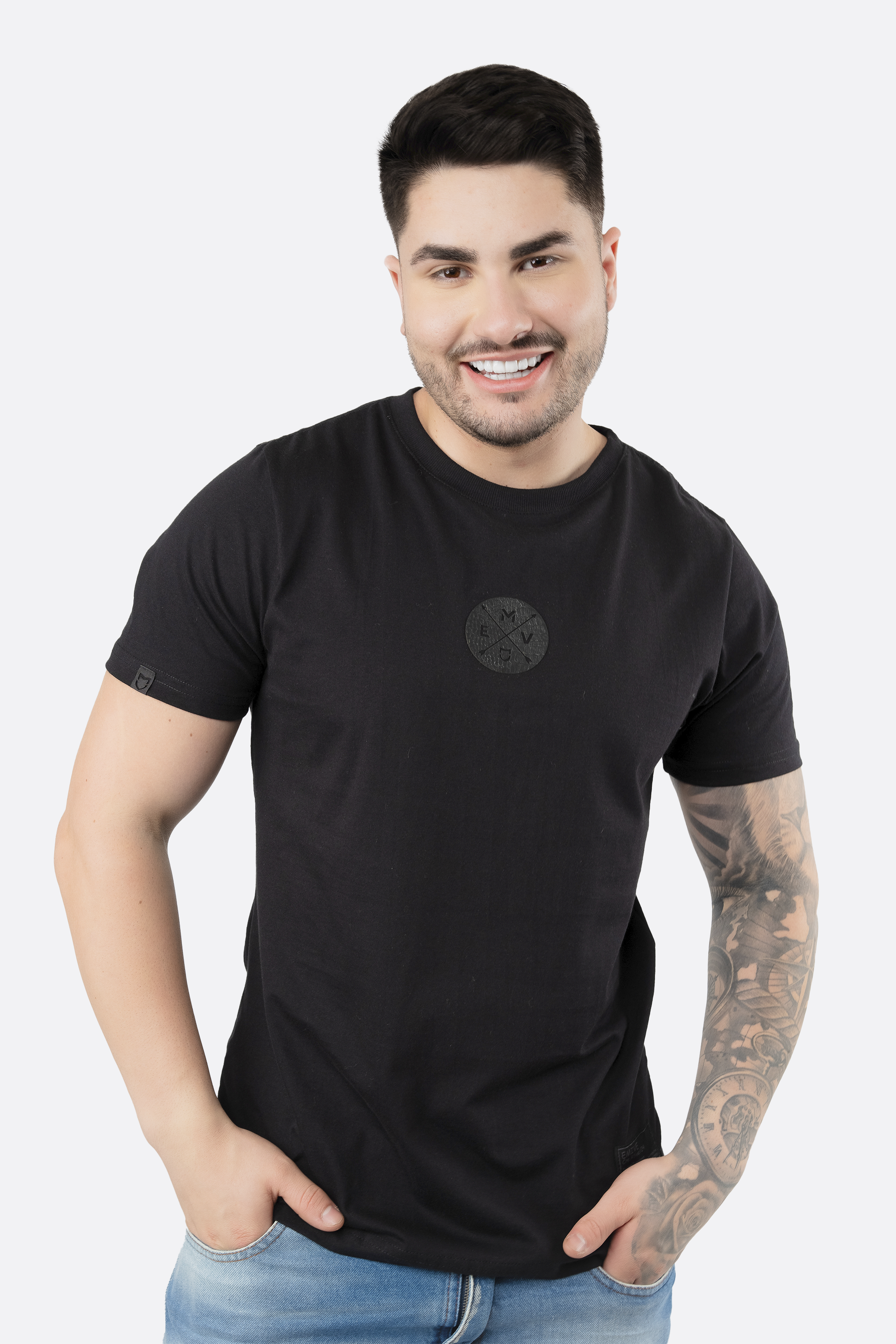 Camiseta Emive Regular TR Preto