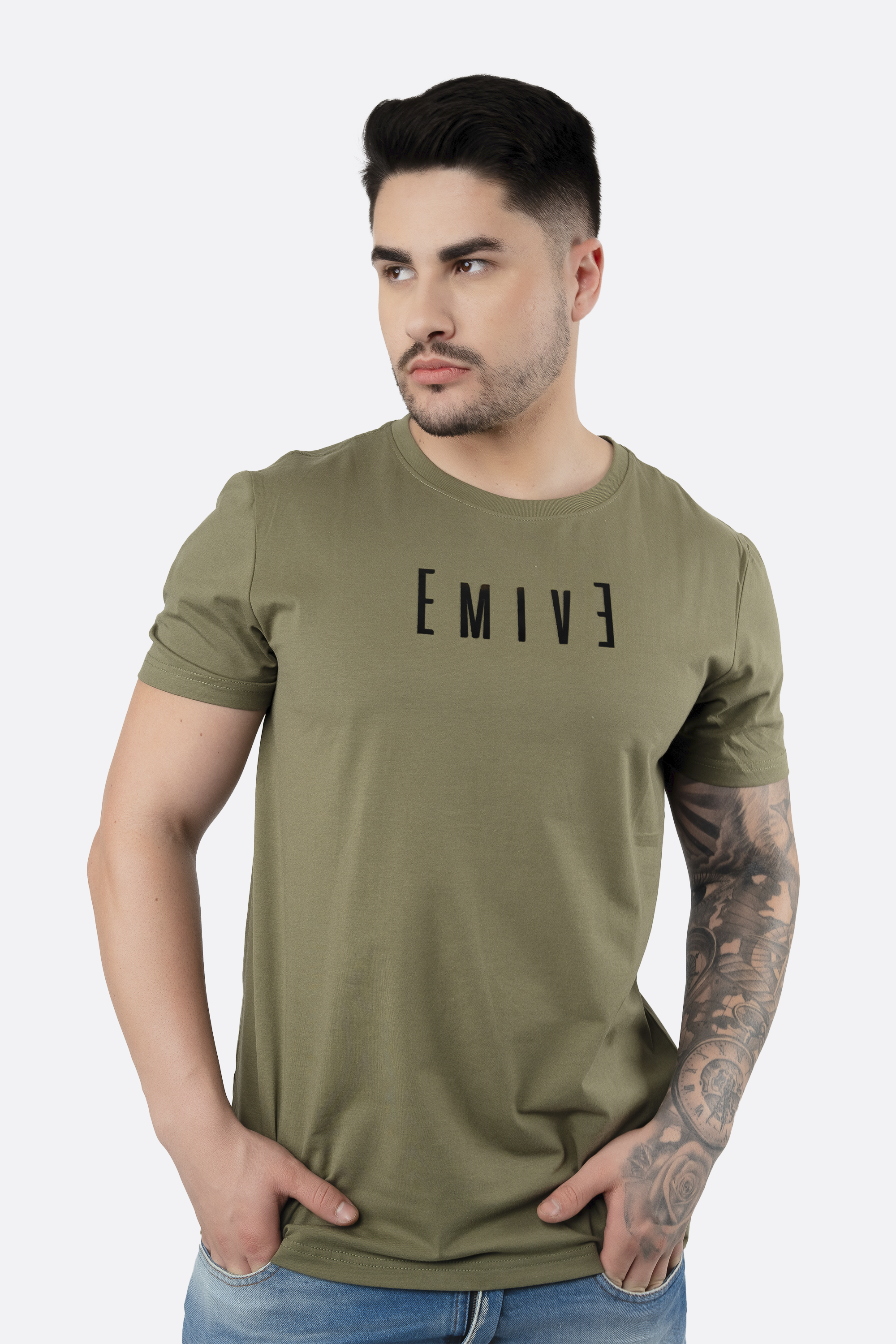 Camiseta Emive Regular Verz Verde