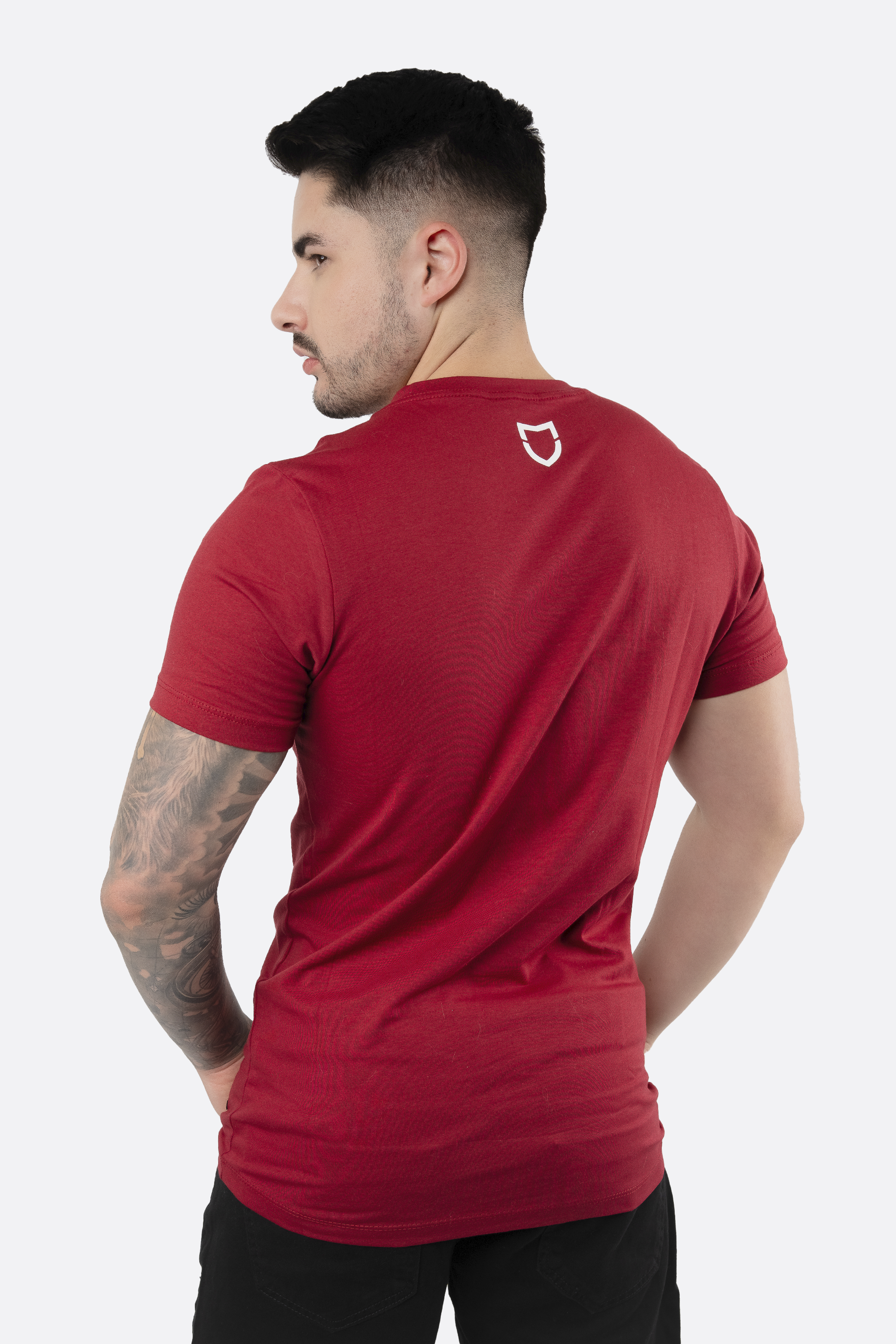 Camiseta Emive Long Basic Bordô