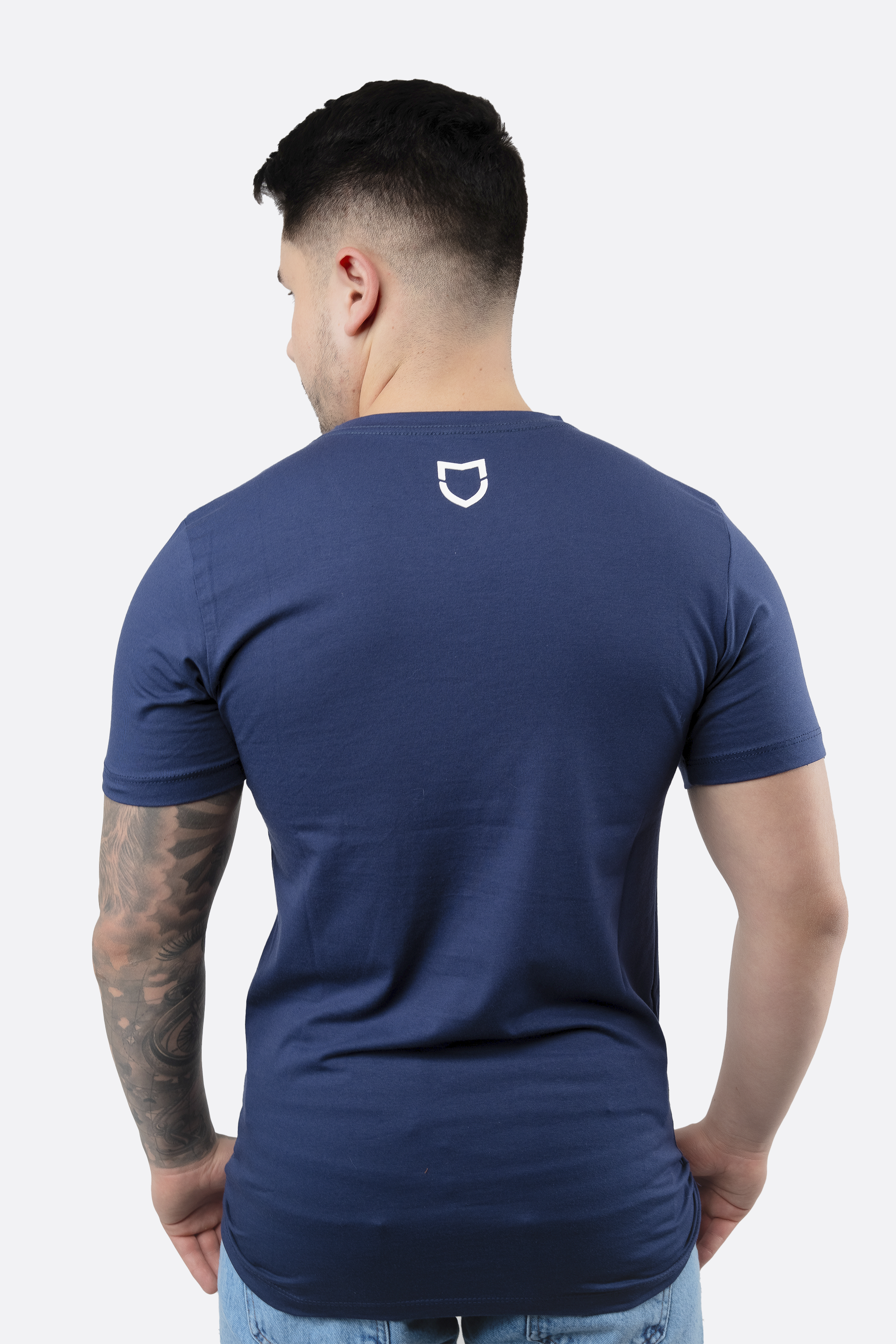 Camiseta Emive Long Basic Marinho