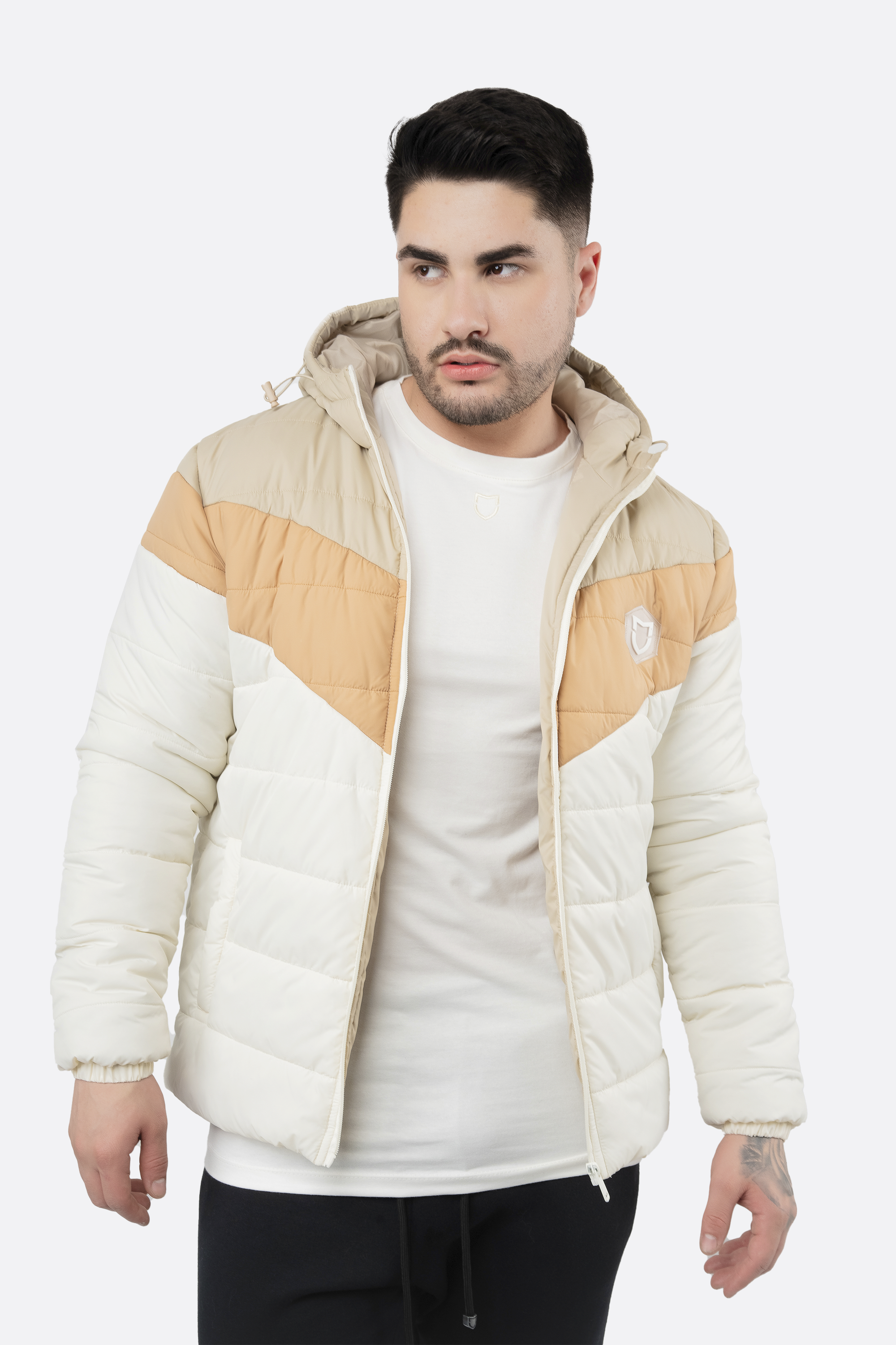 Jaqueta Emive Bomber Sand Off White/Bege