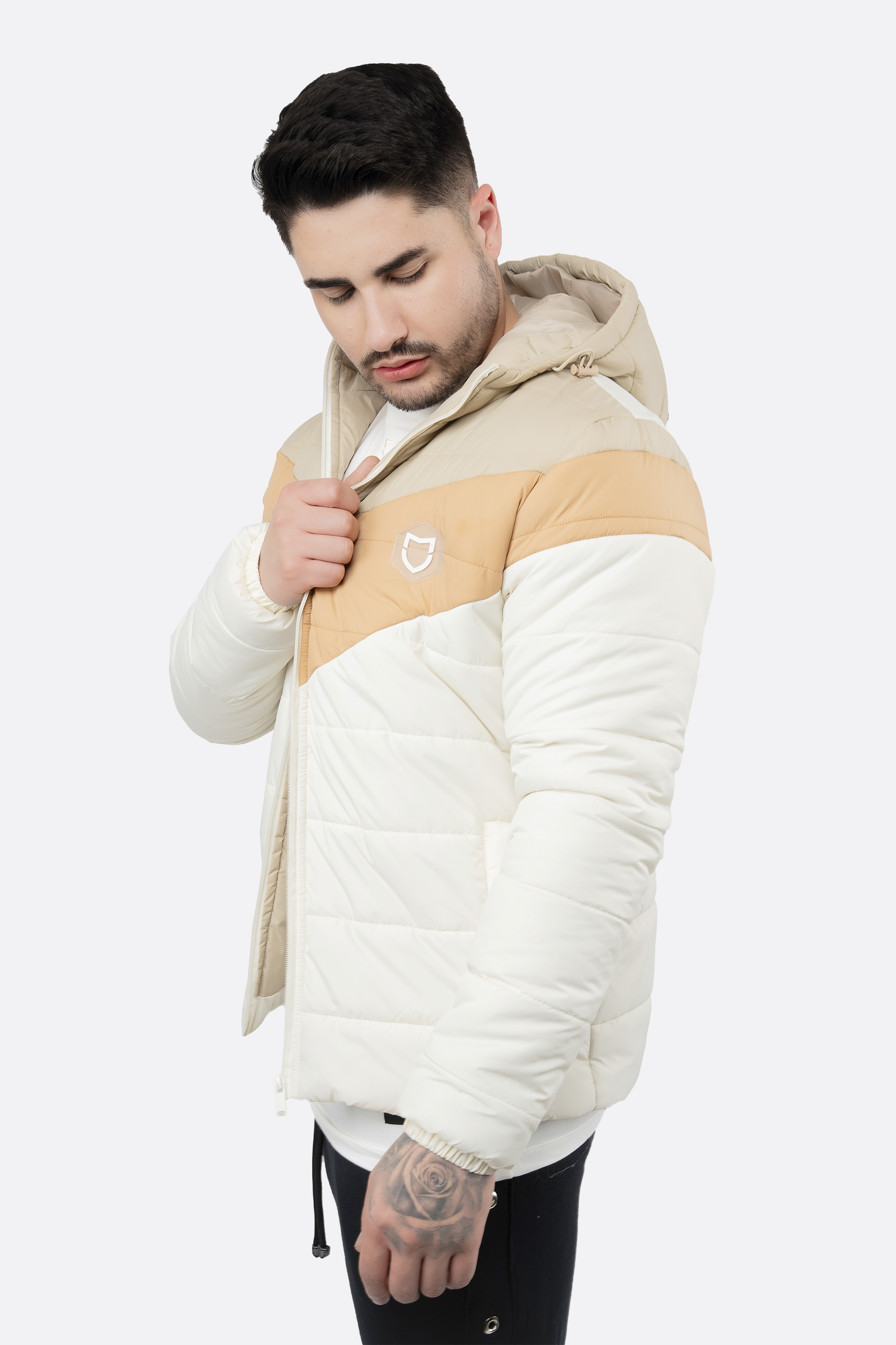 Jaqueta Emive Bomber Sand Off White/Bege