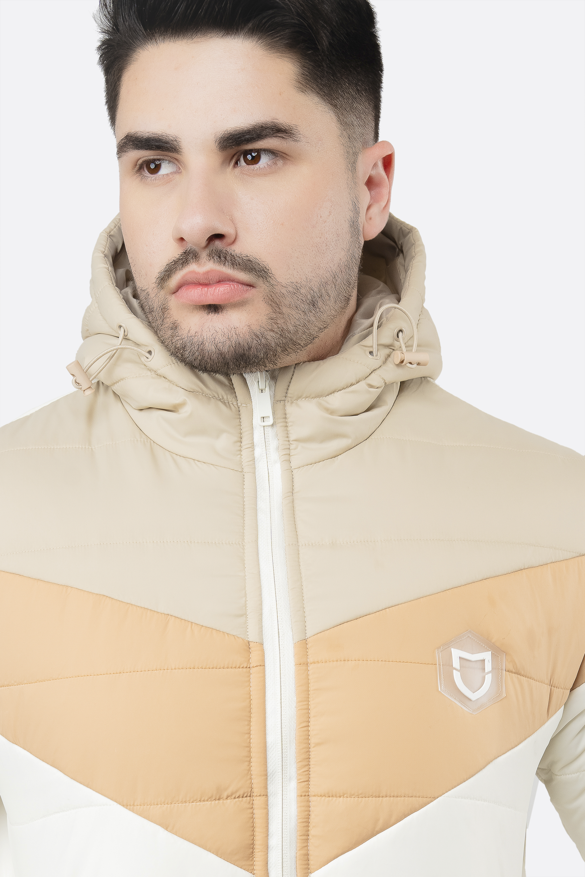 Jaqueta Emive Bomber Sand Off White/Bege