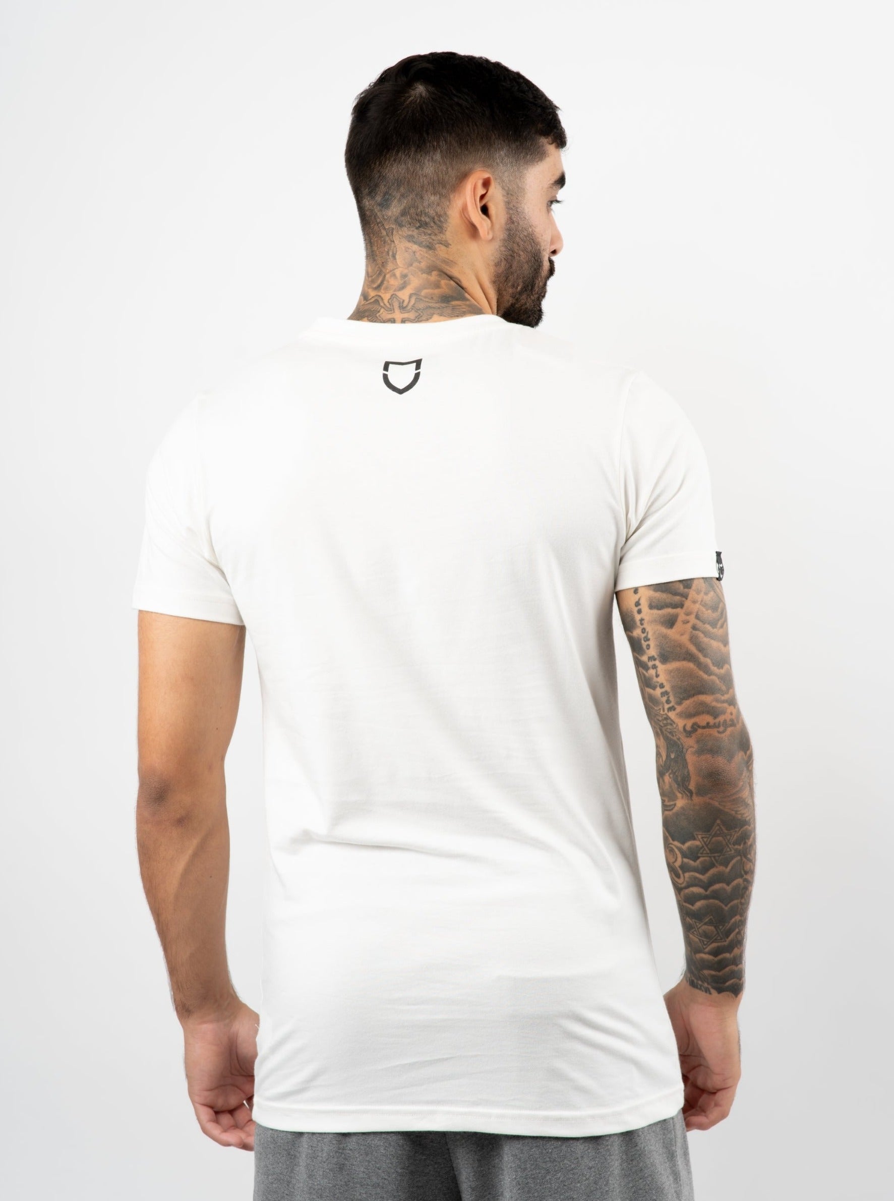 Camiseta Emive Long Tons Off White