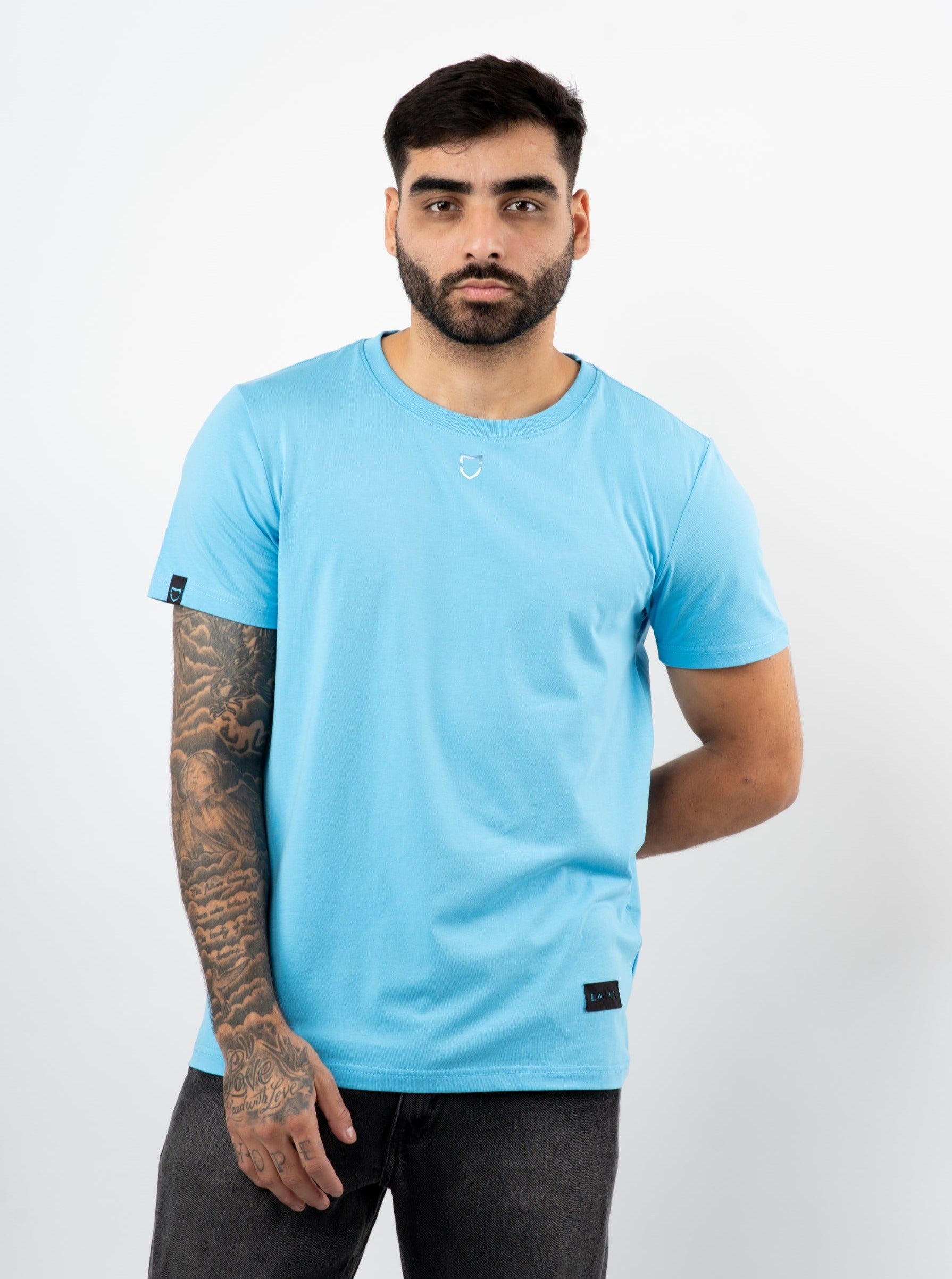 Camiseta Emive Regular Neck Azul