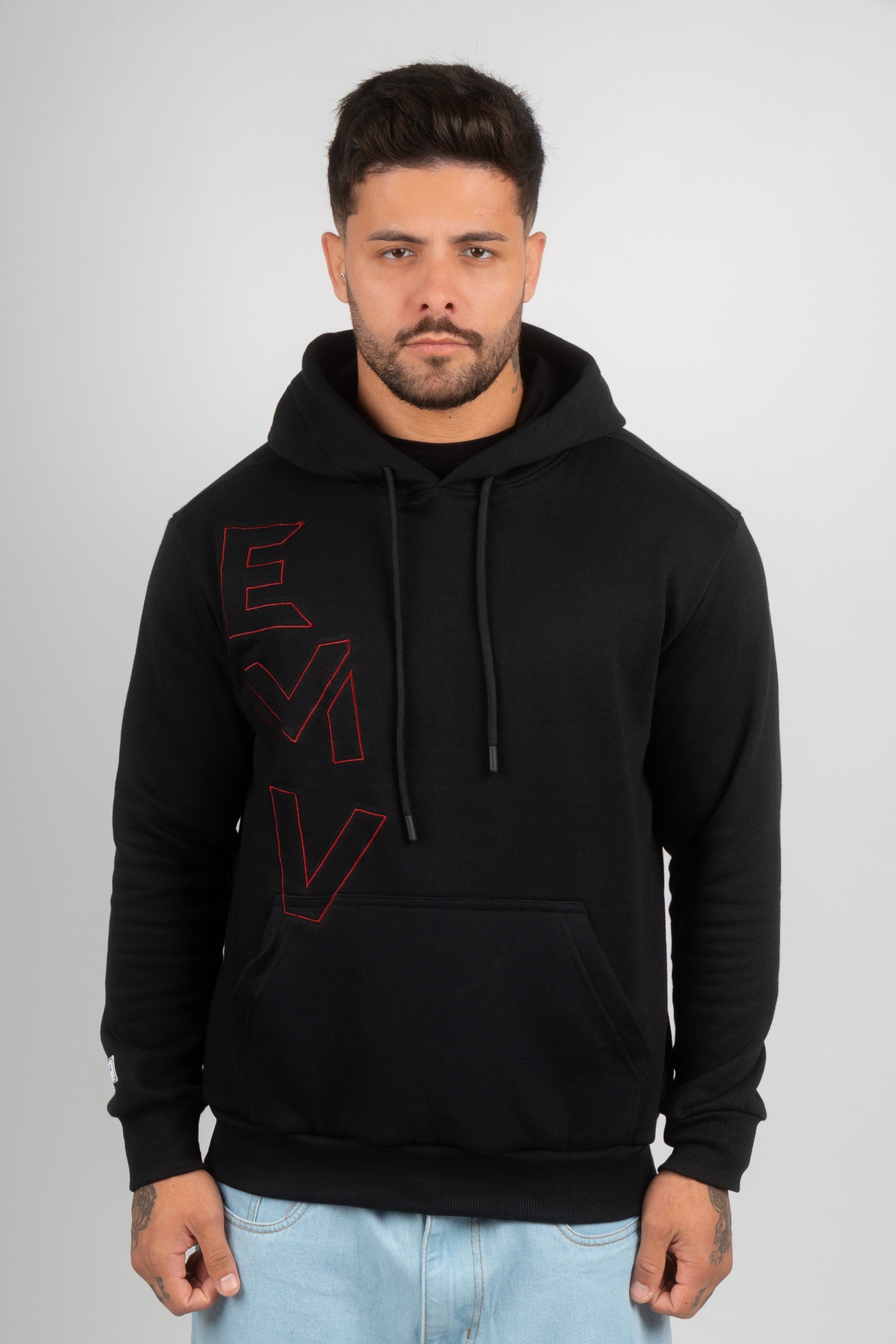 Moletom Canguru Emive Winck Preto*
