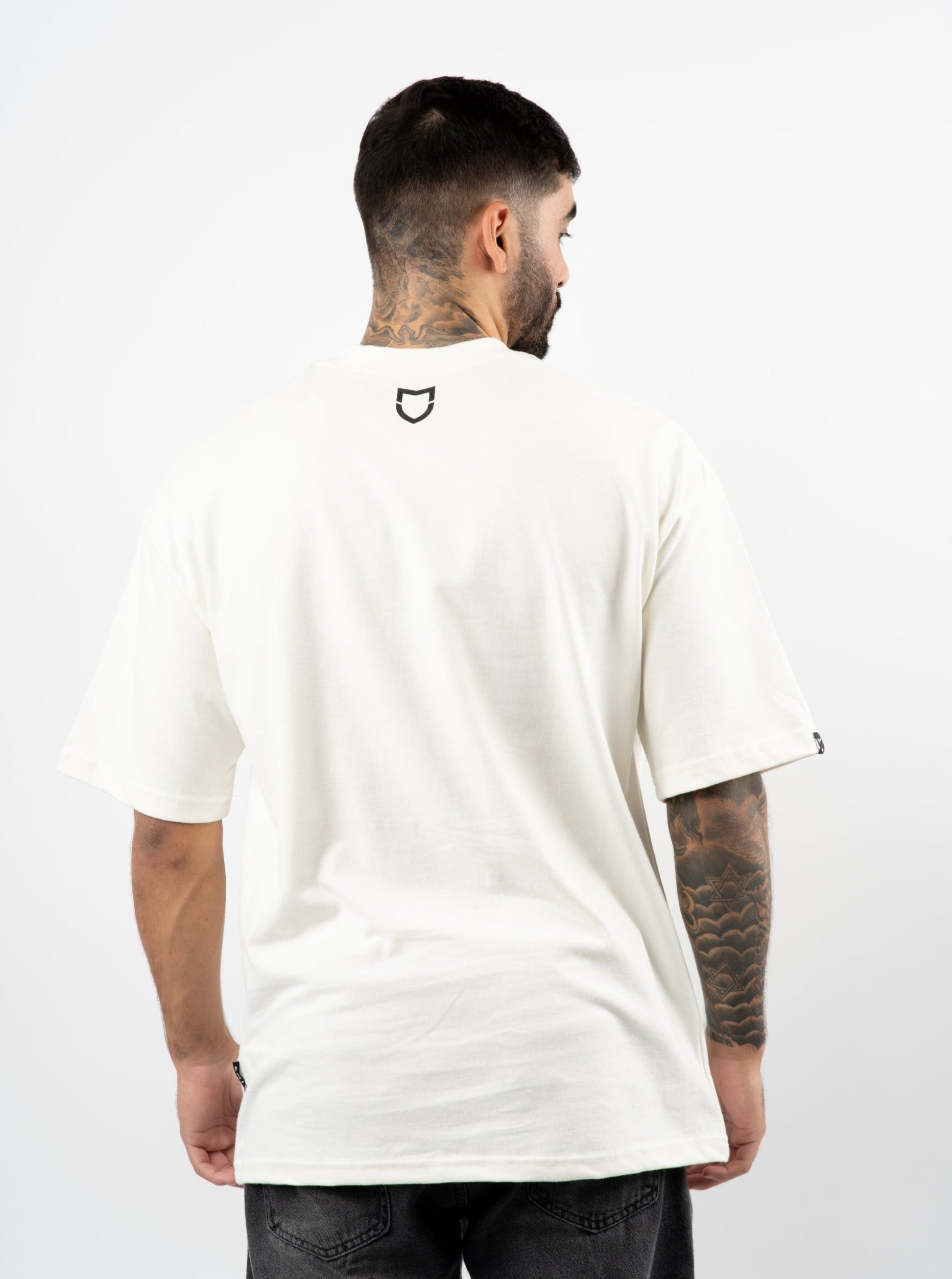 Camiseta Emive Oversized Embroid Off White