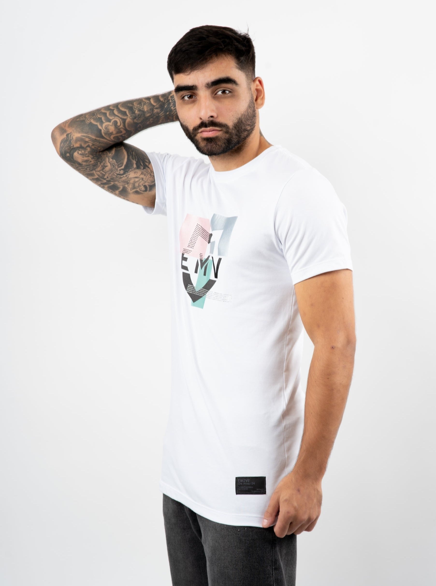 Camiseta Emive Long Vrix Branco