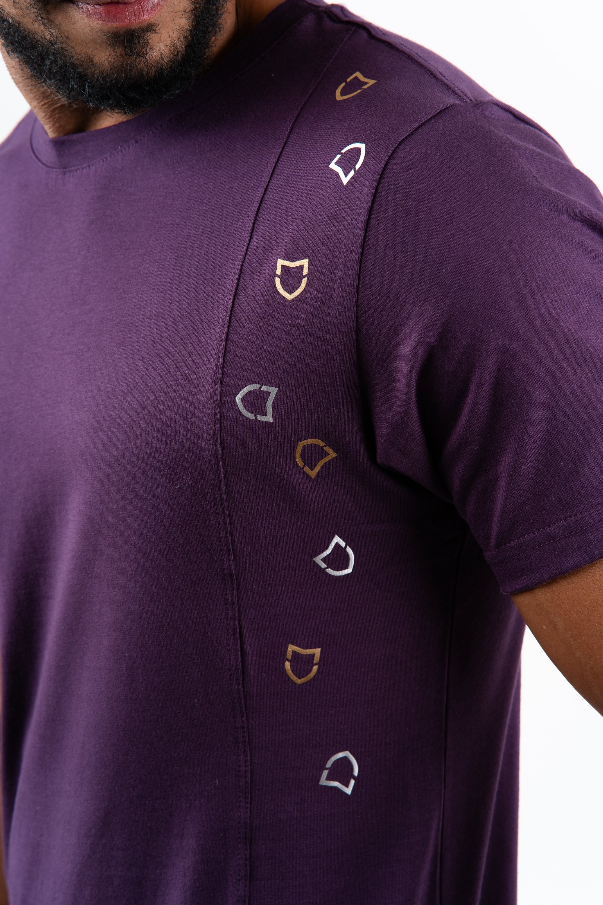 Camiseta Emive Long Grape Roxo