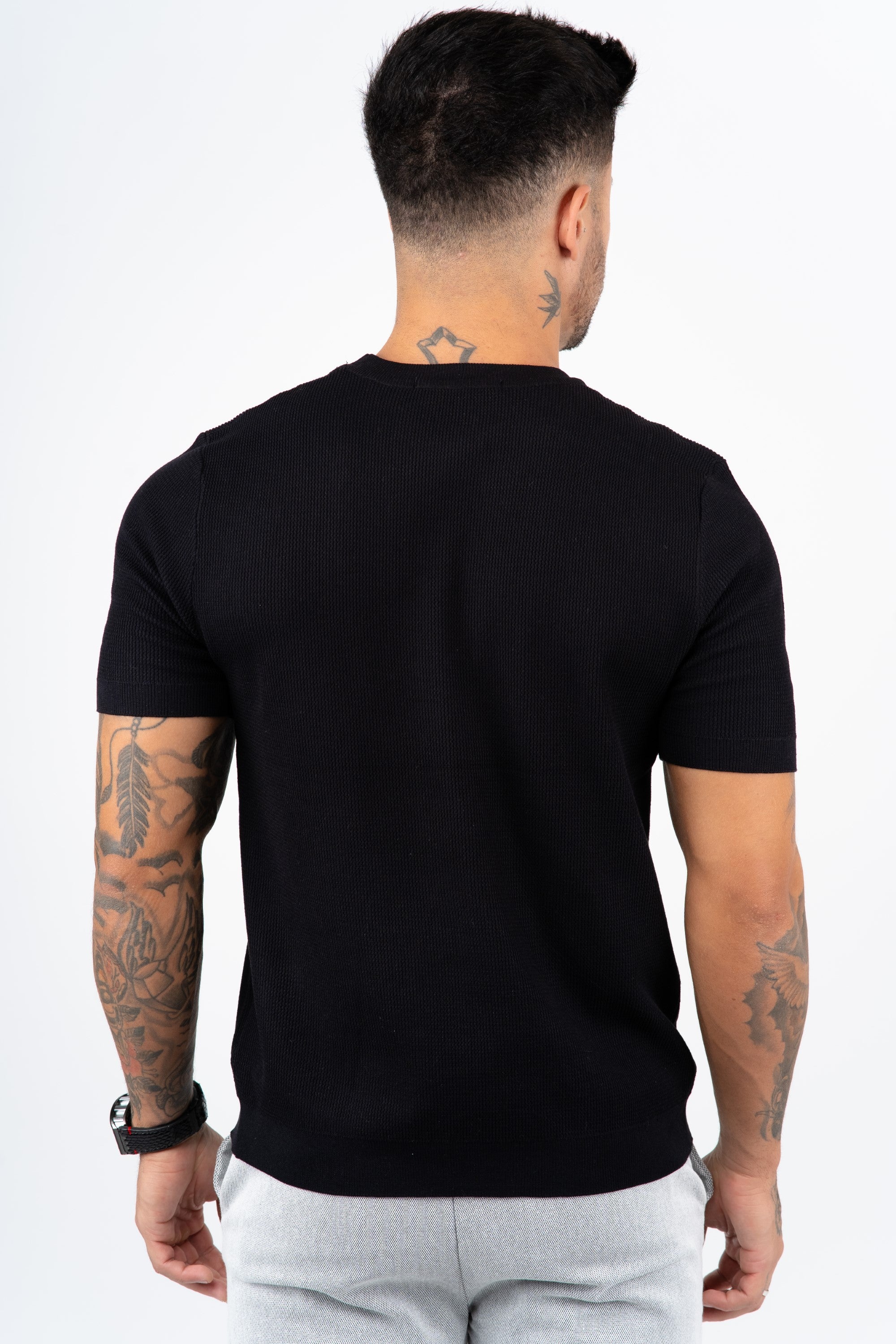 Camiseta Emive Tricot Frisi Preto*