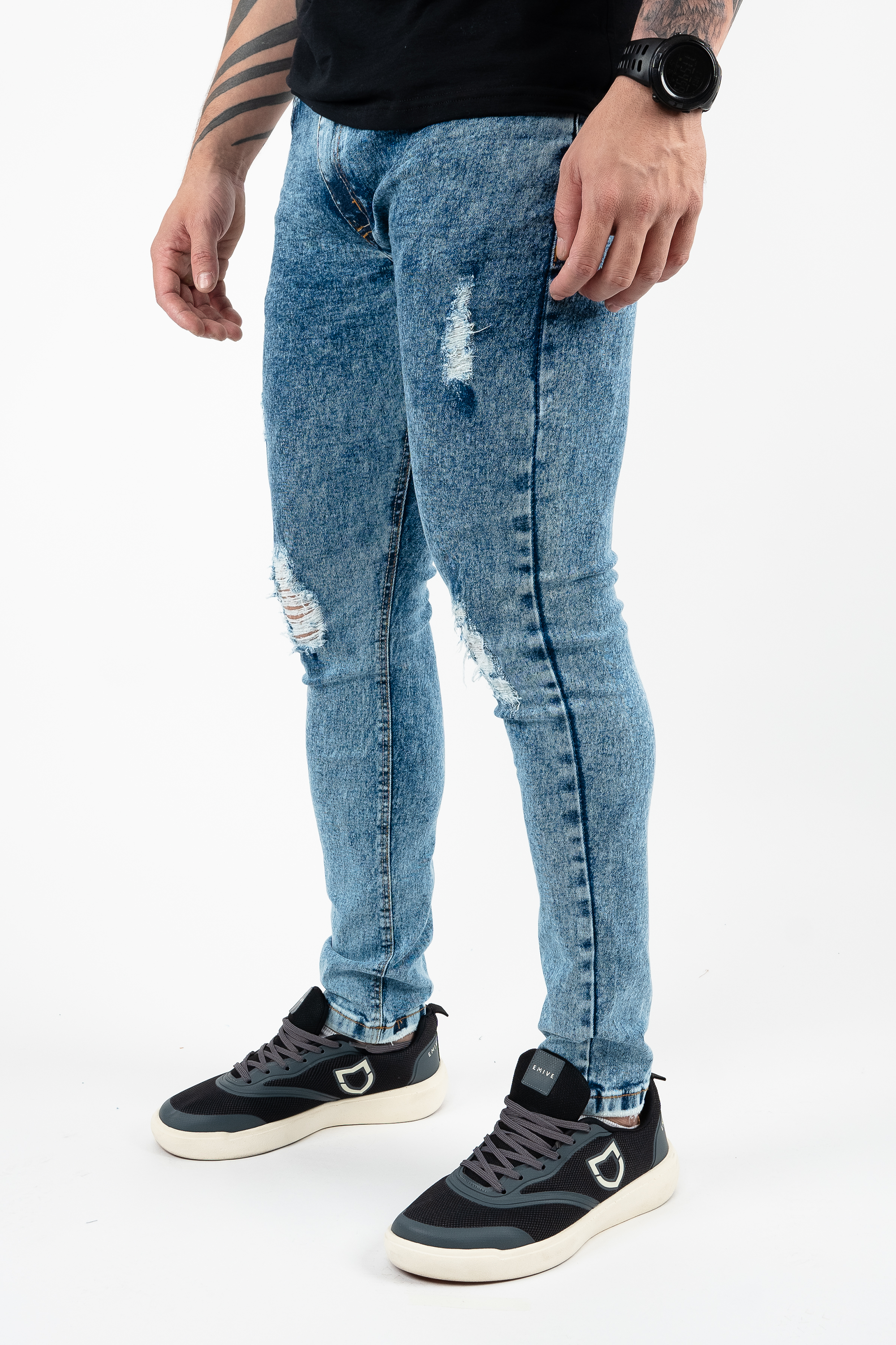 Calça Jeans Emive Skinny BR Azul Escuro