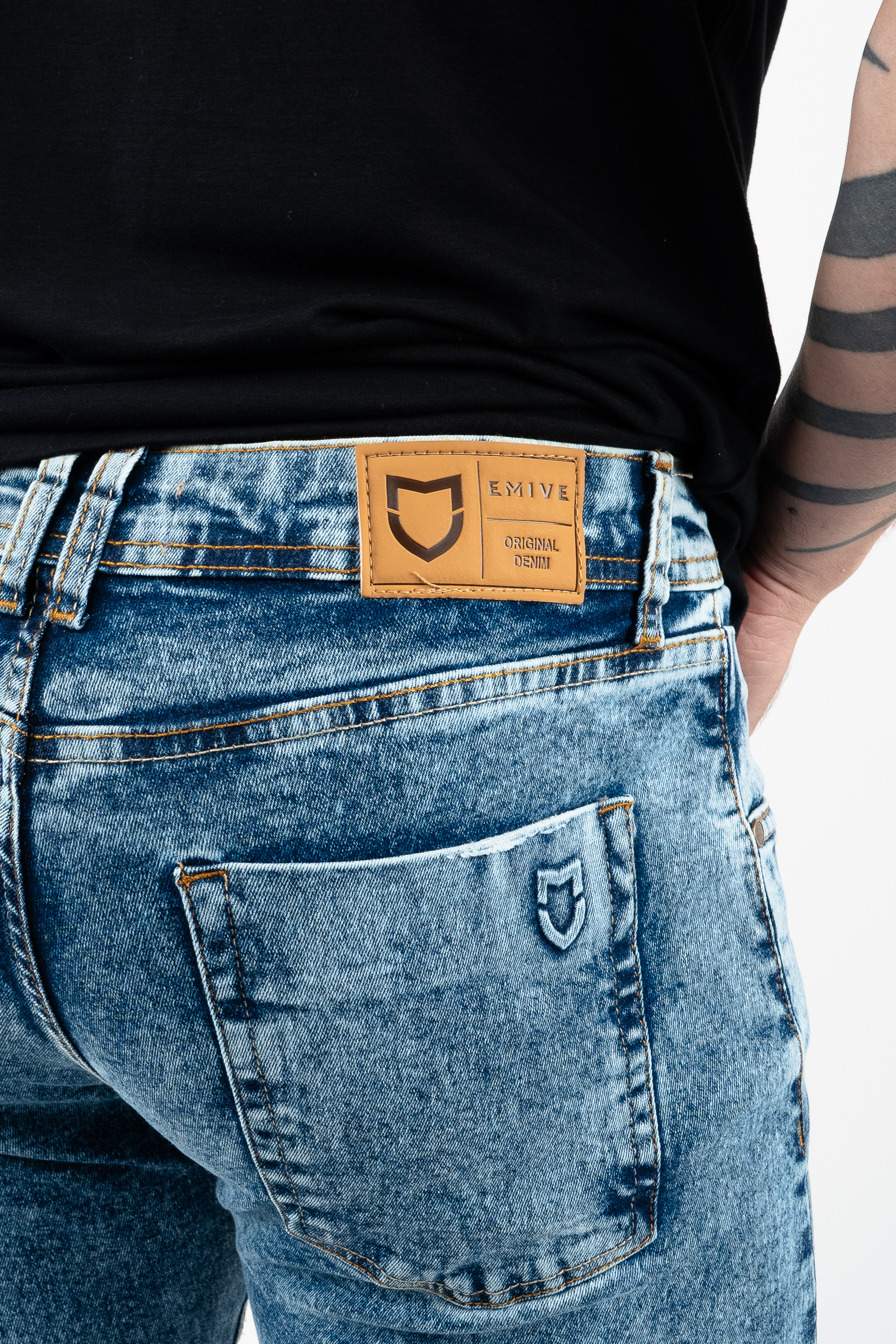 Calça Jeans Emive Skinny BR Azul Escuro