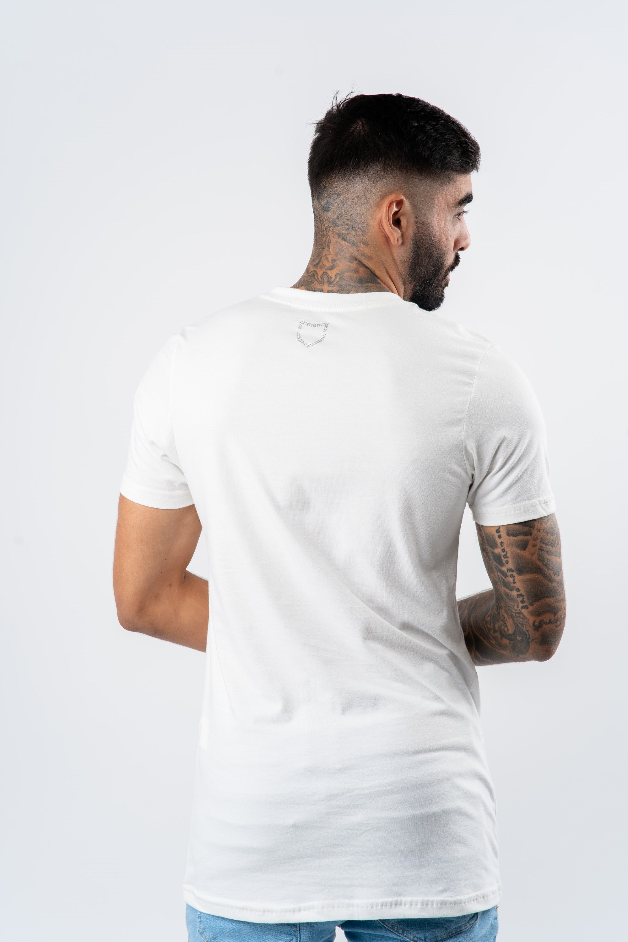 Camiseta Emive Long Shine Off White