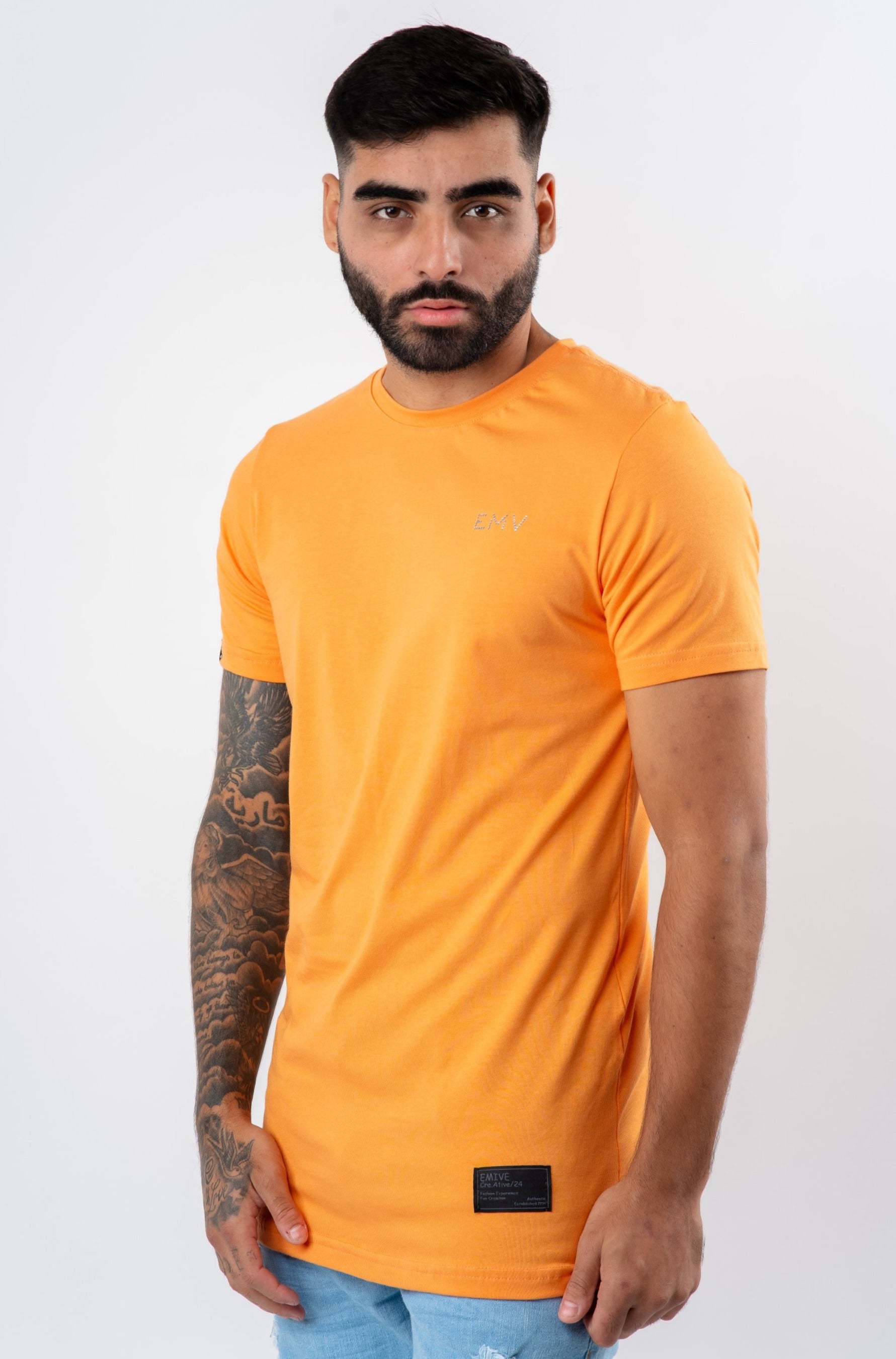 Camiseta Emive Long Shine Laranja