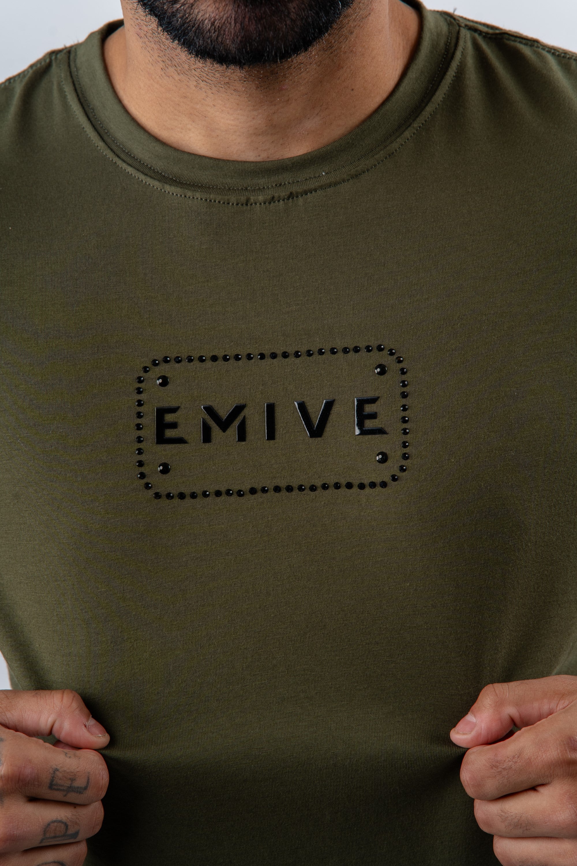 Camiseta Emive Long Star Black Verde