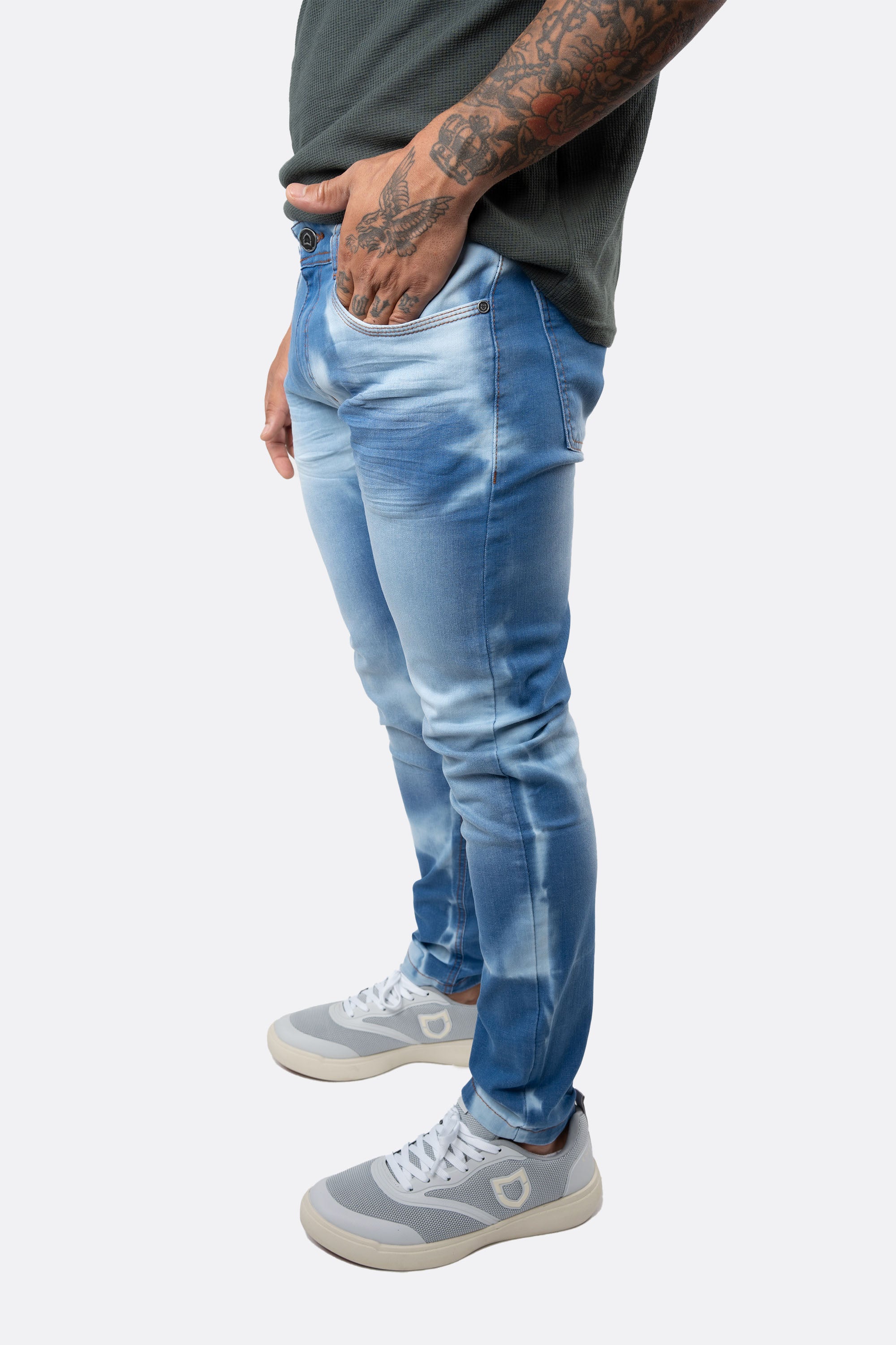Calça Jeans Emive Skinny Stoned Azul