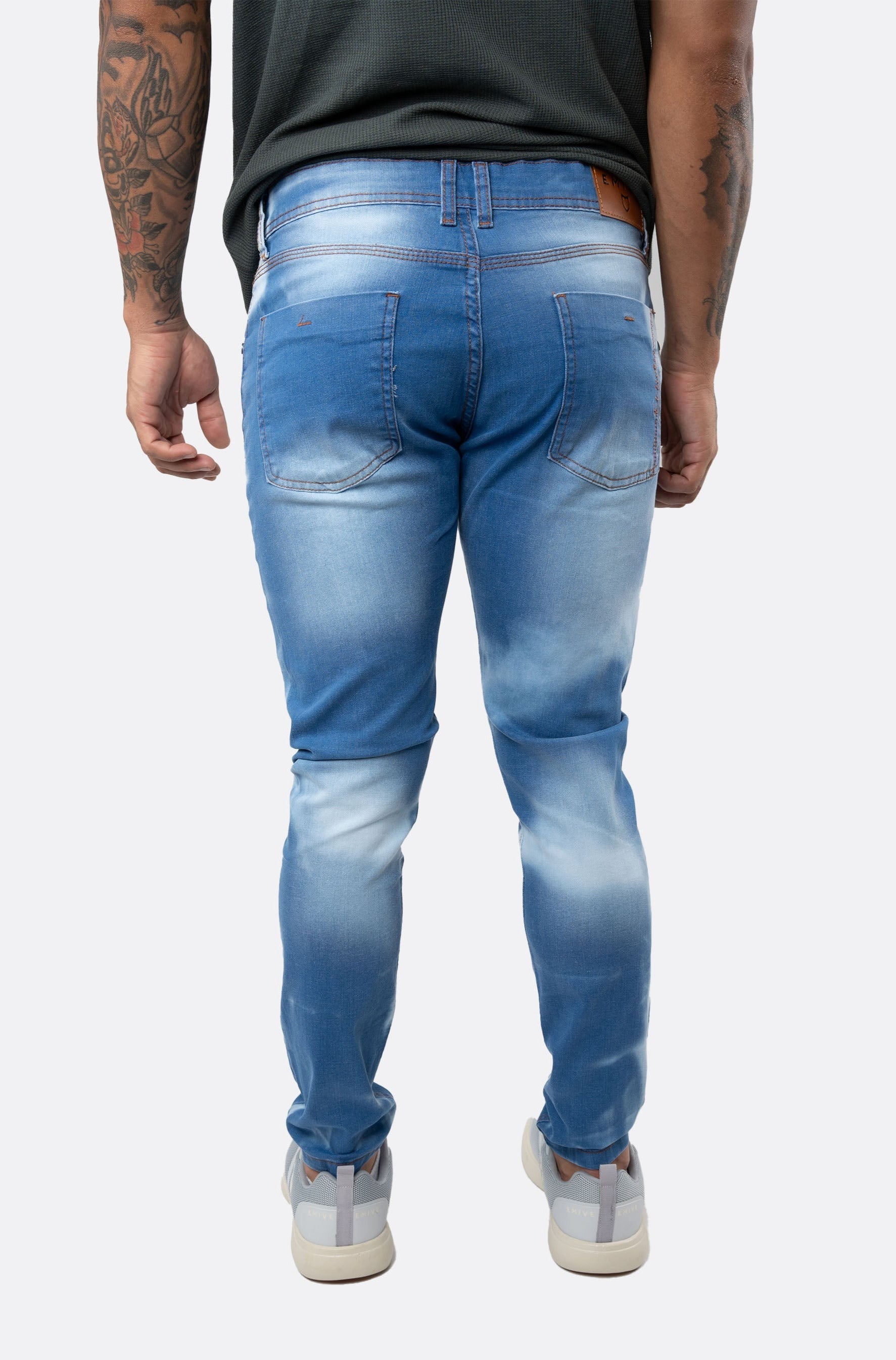 Calça Jeans Emive Skinny Stoned Azul