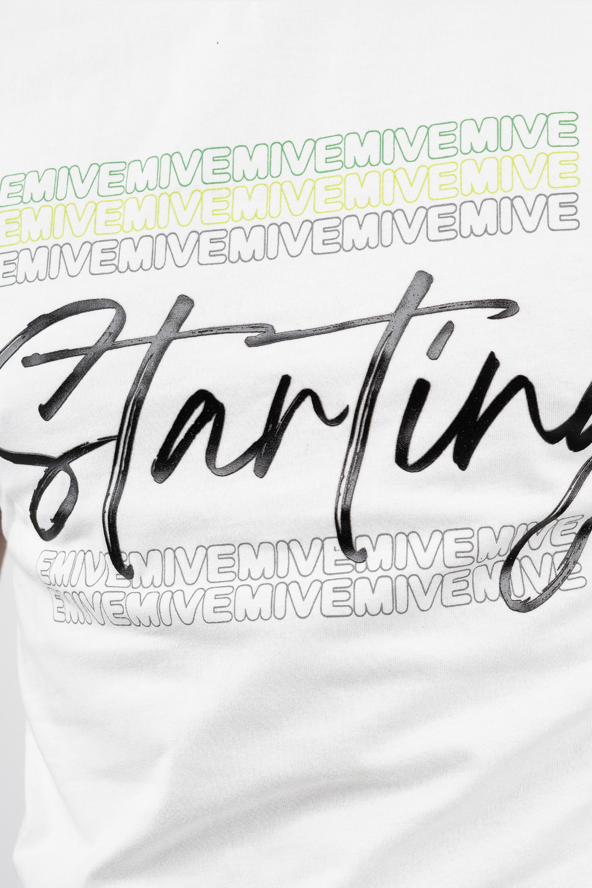 Camiseta Emive Long Starting Branco