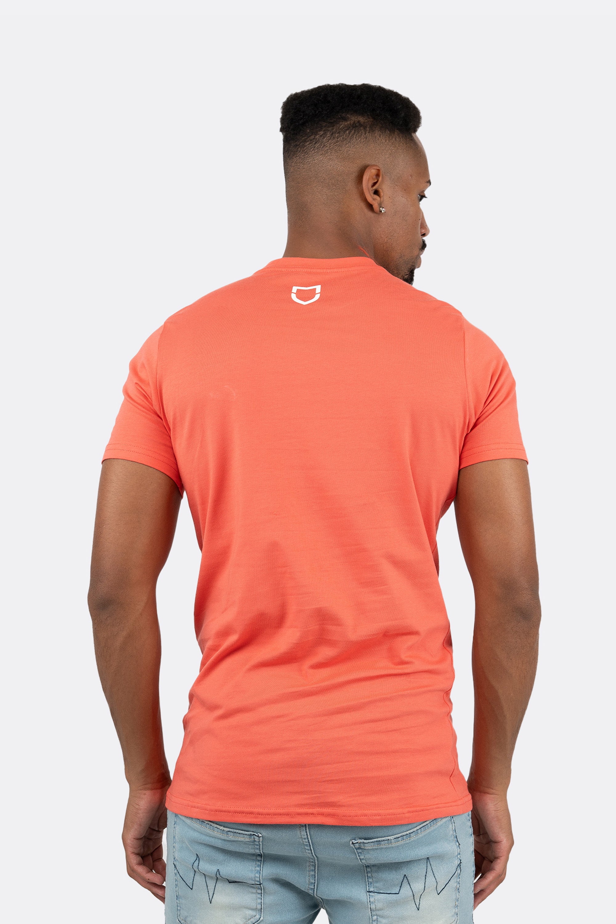 Camiseta Emive Long Script Laranja