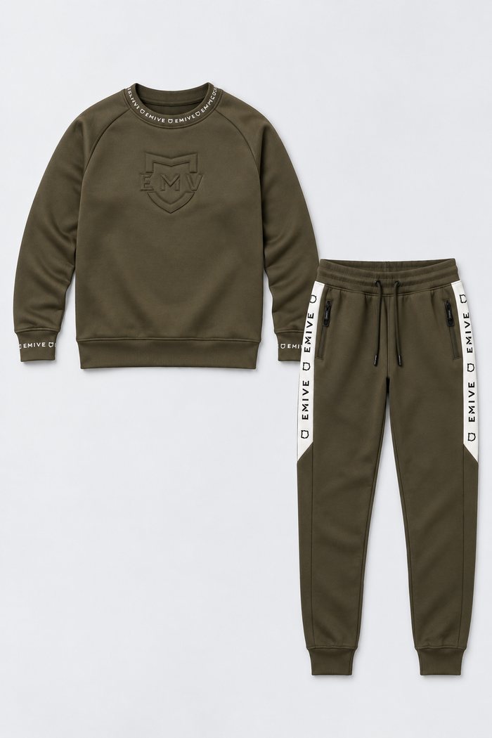 Kit Moletom Emive Careca Logo + Calça Twuts Verde