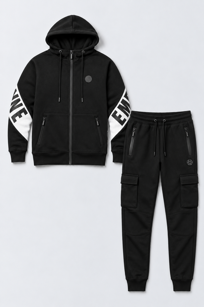 Kit Moletom Emive Place + Calça Pockets Preto