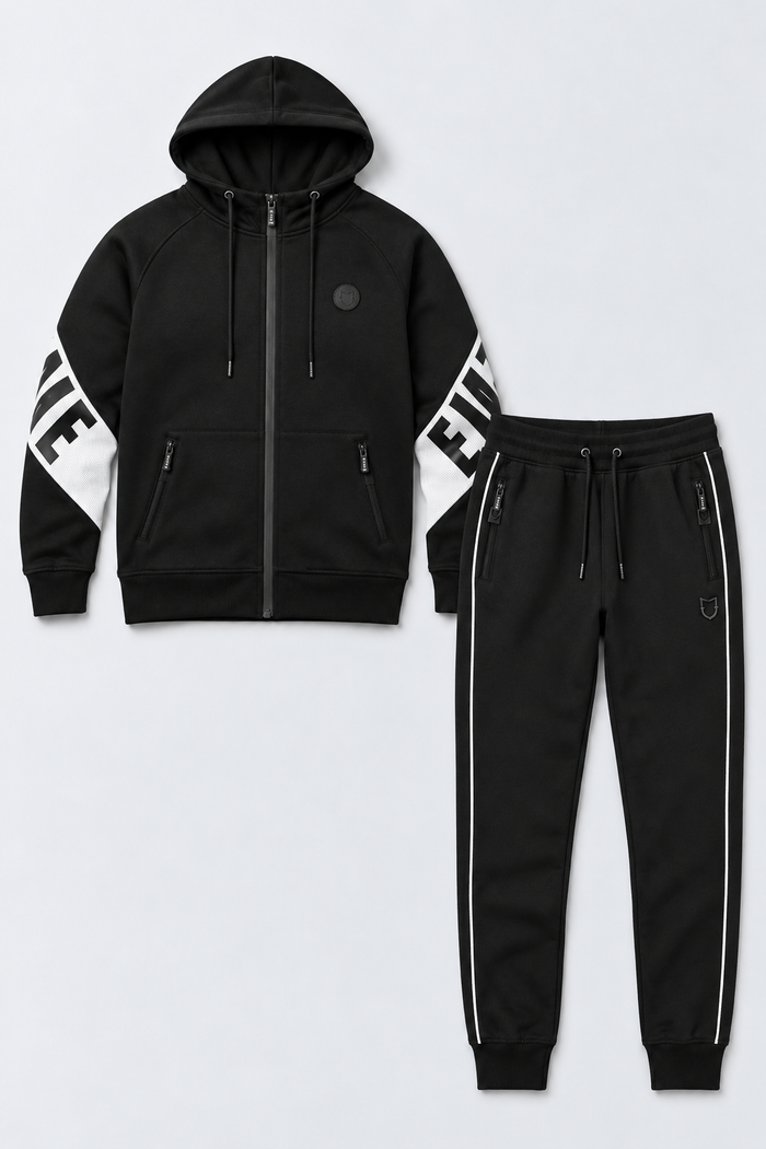 Kit Moletom Emive Place + Calça Slimcut Preto