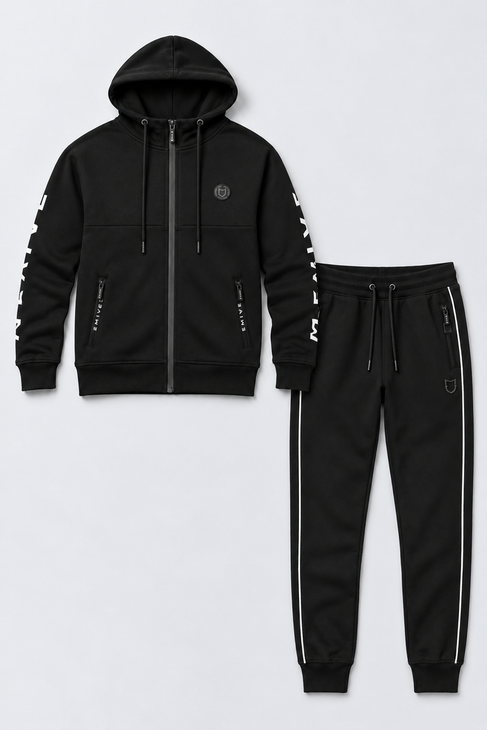 Kit Moletom Emive Rubber + Calça Slimcut Preto