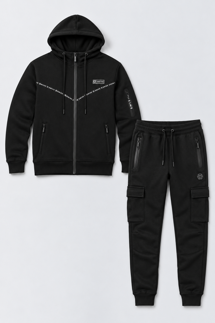 Kit Moletom Emive Tret + Calça Pockets Preto