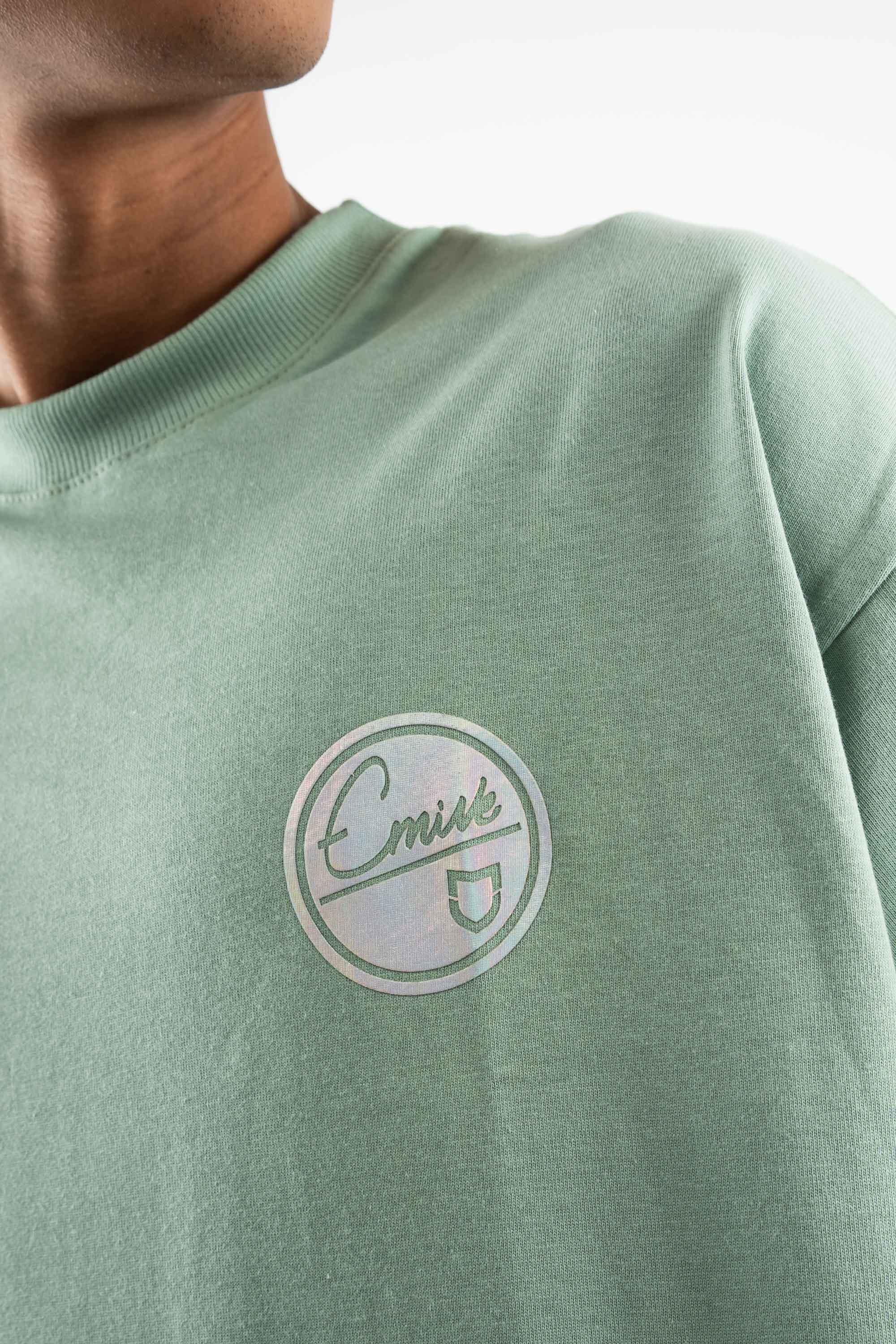 Camiseta Emive Oversized Logo Verde - Emive Oficial